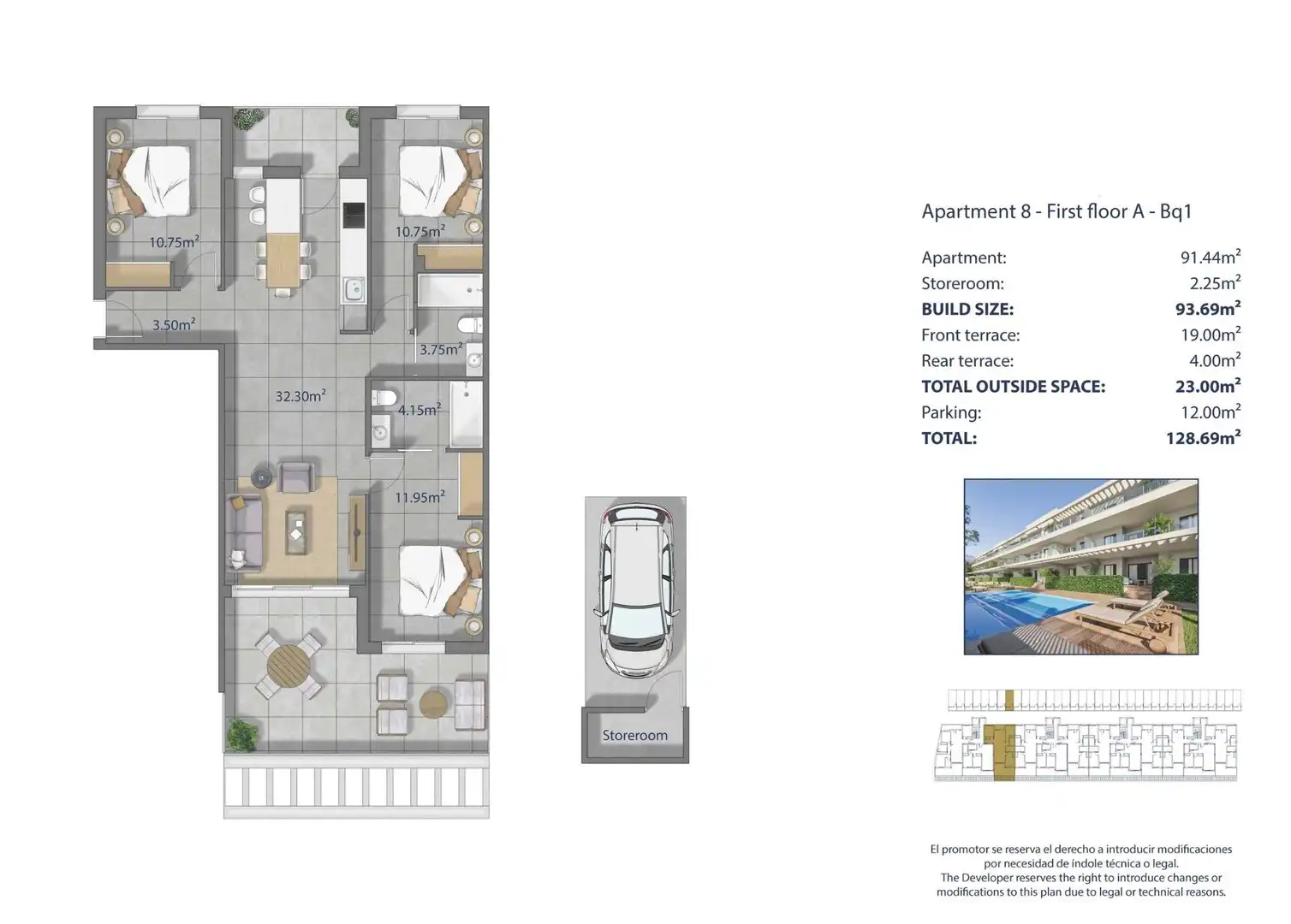 Apartament en venda en Los Alcázares amb Terrassa, Traster i Piscina comunitària