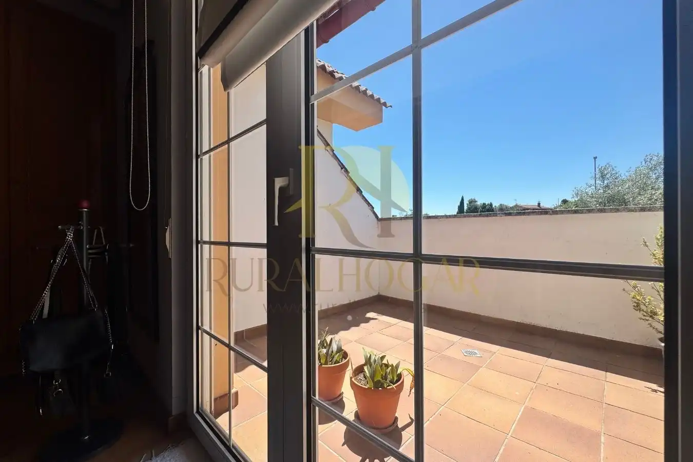 Terraza de Casa o chalet en venta en Santovenia de la Valdoncina con Calefacción, Jardín privado y Parquet
