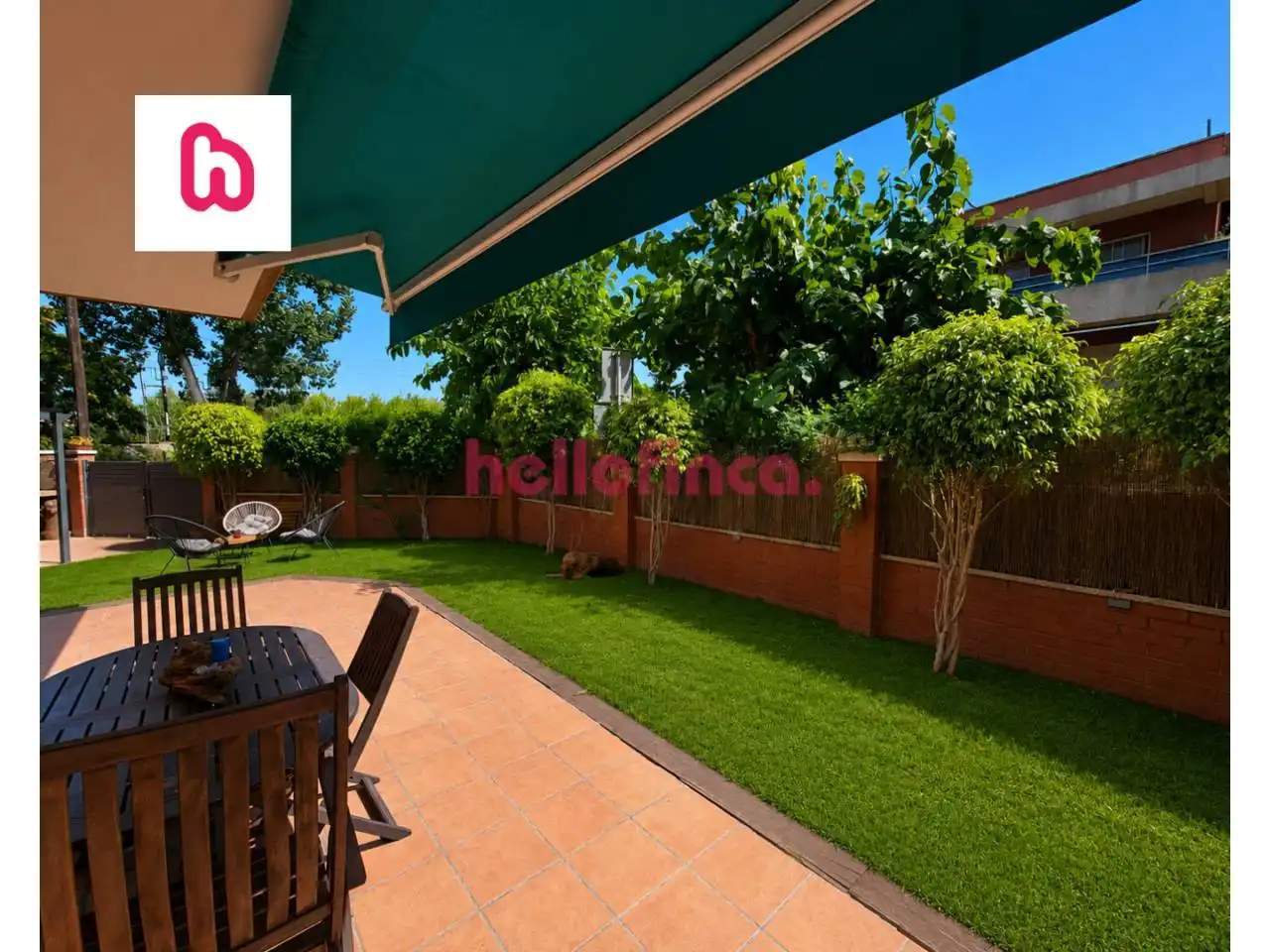 Garden of Flat for sale in Vilanova i la Geltrú  with Air Conditioner, Heating and Private garden