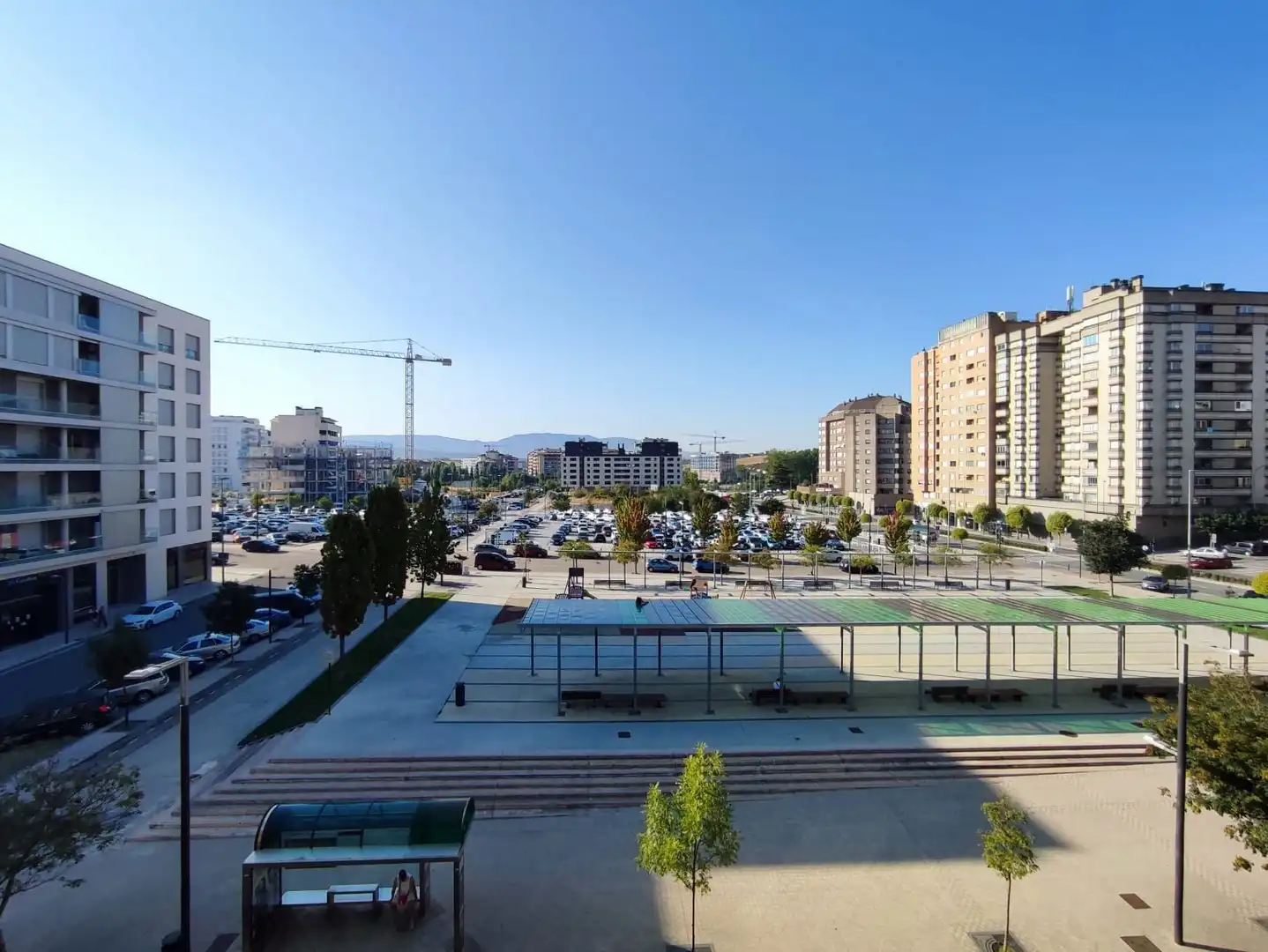 Vista exterior de Pis en venda en  Pamplona / Iruña amb Calefacció, Terrassa i Moblat