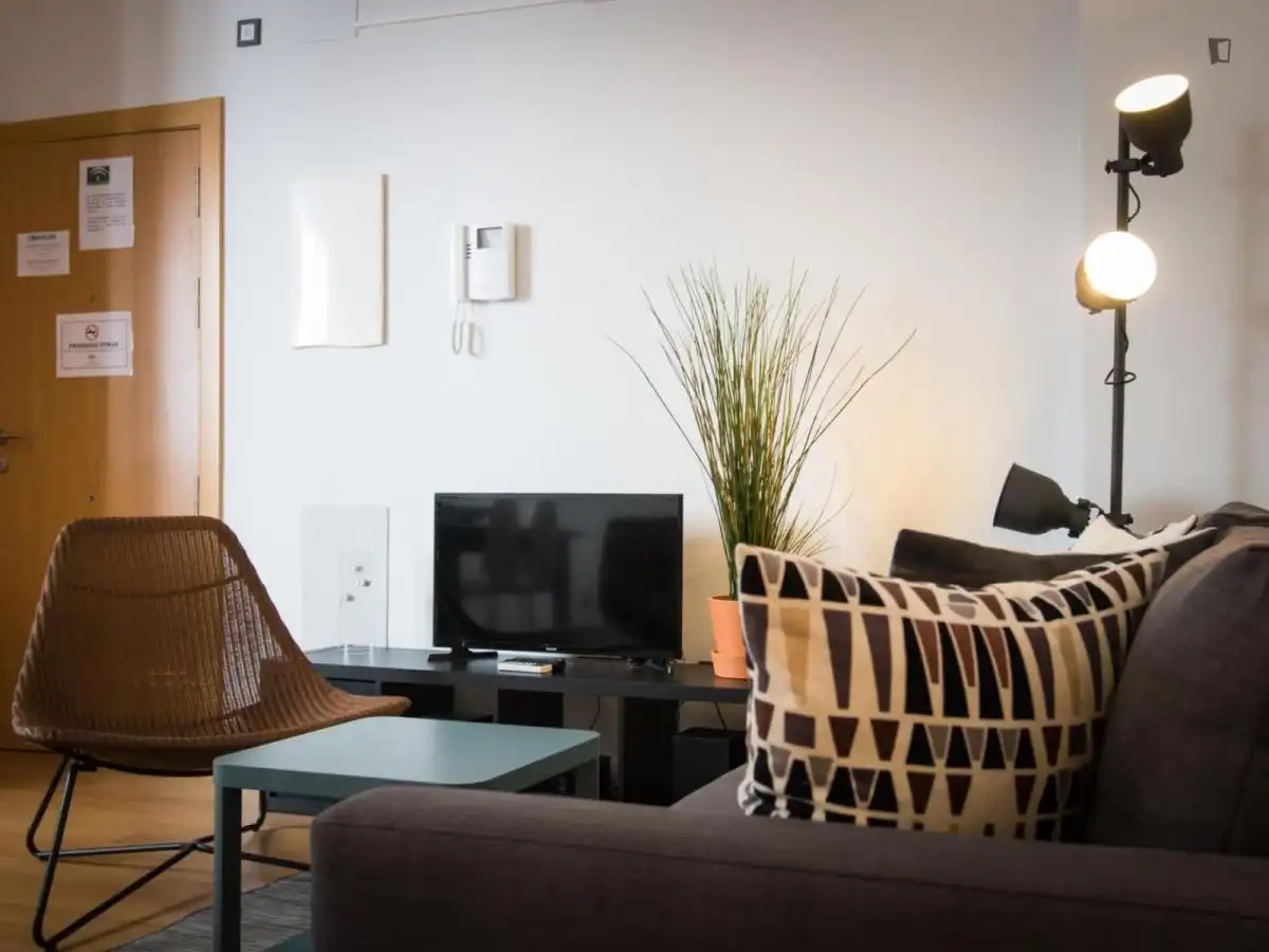 Wohnzimmer von Wohnungen zur Miete in Málaga mit Klimaanlage, Heizung und Möbliert