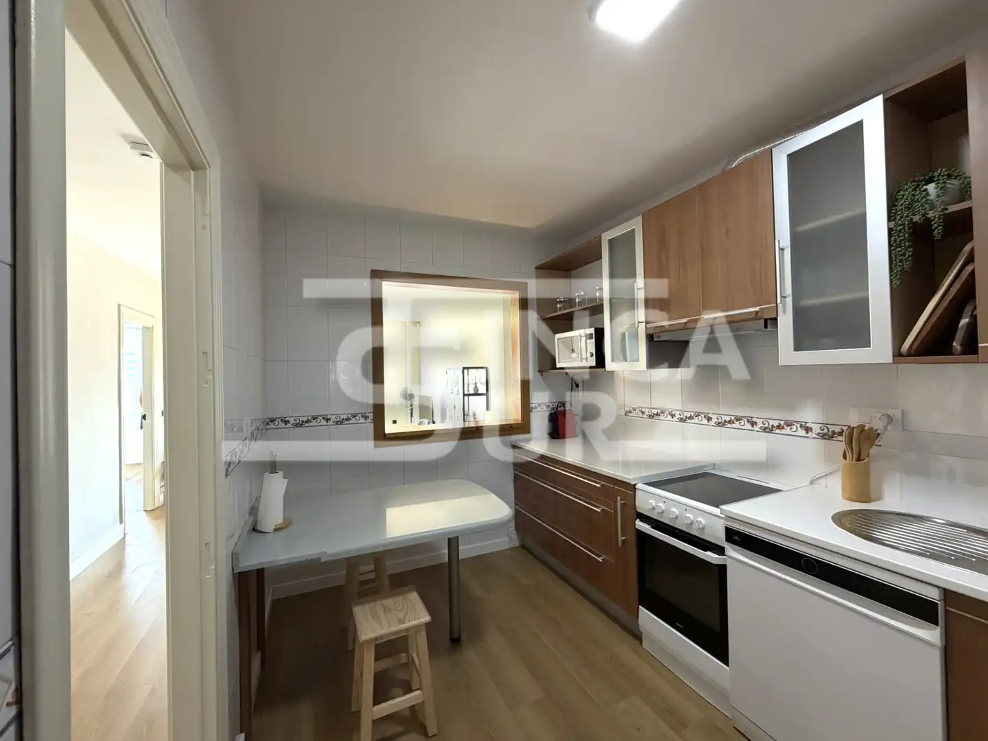 Cocina de Apartamento en venta en Roquetas de Mar con Amueblado, Horno y Lavadora