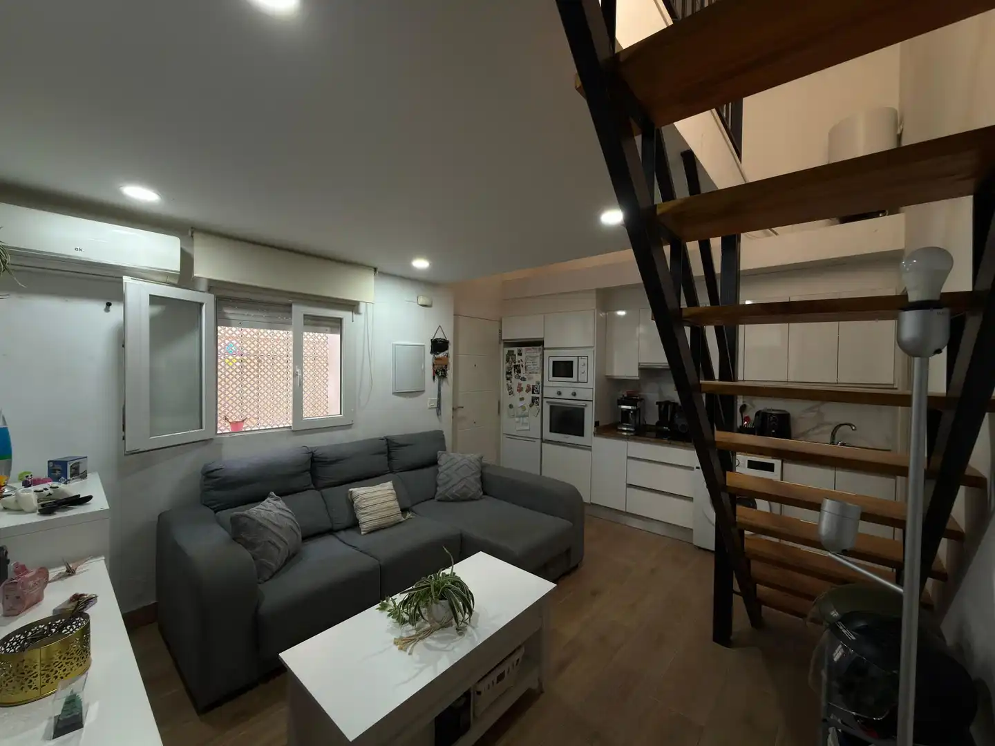 Sala de estar de Casa adosada en venta en Málaga Capital con Terraza