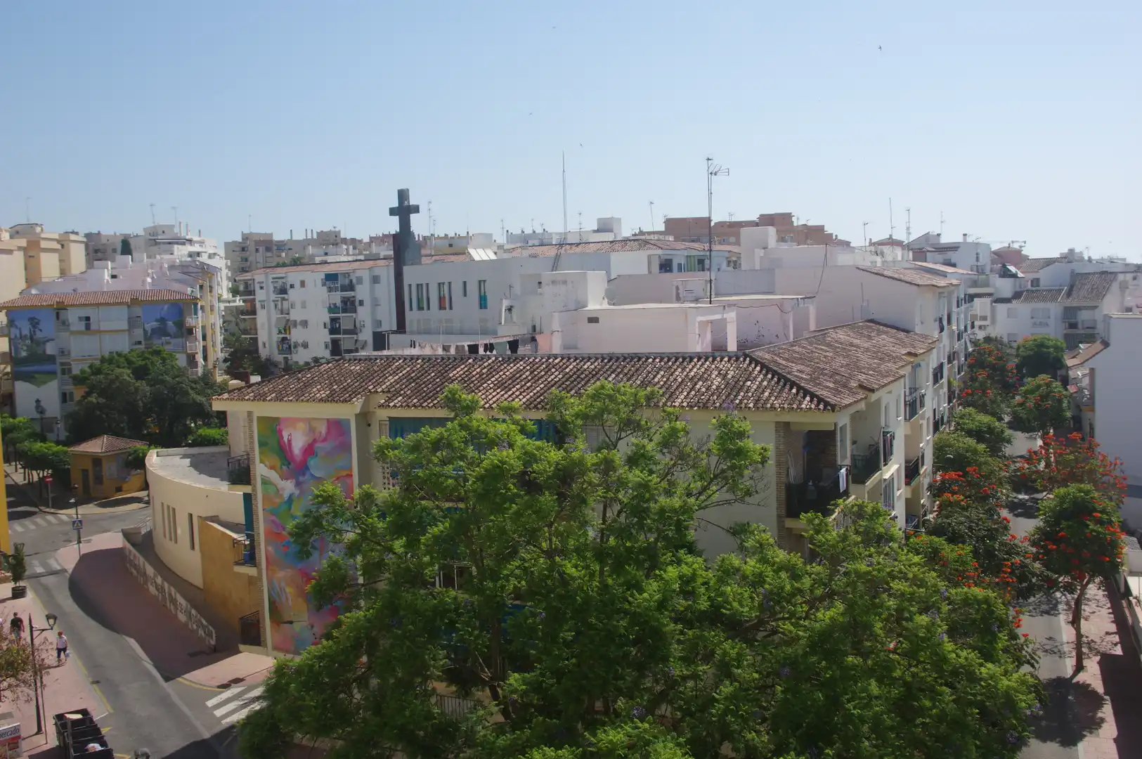 Vista exterior de Piso en venta en Estepona con Aire acondicionado, Calefacción y Parquet