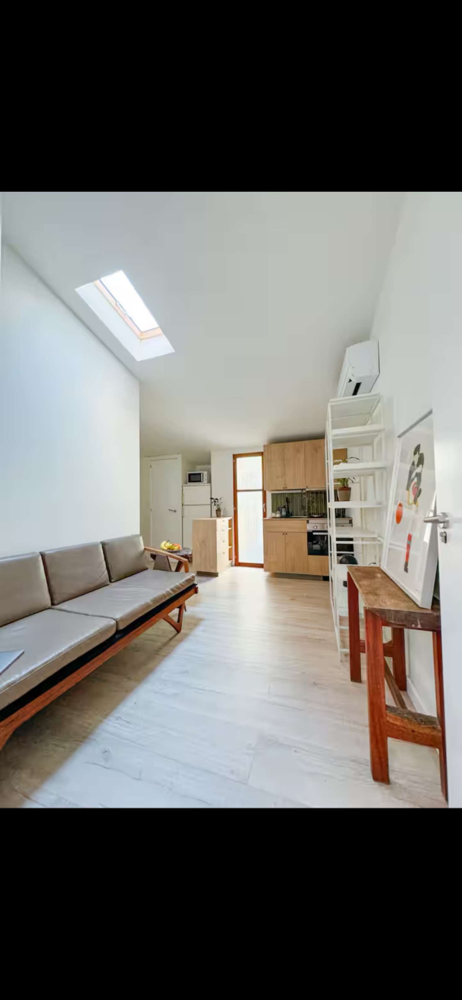 Dormitori de Apartament per a compartir en  Barcelona Capital amb Aire condicionat, Terrassa i Moblat