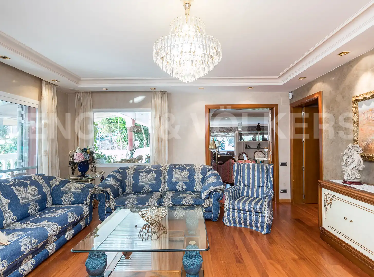 Sala de estar de Casa o chalet en venta en Alella con Aire acondicionado, Calefacción y Jardín privado