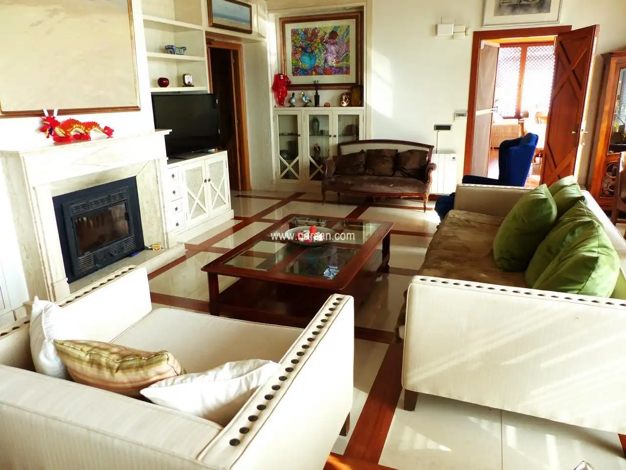 Sala de estar de Casa o chalet en venta en Oropesa del Mar / Orpesa con Aire acondicionado, Jardín privado y Terraza