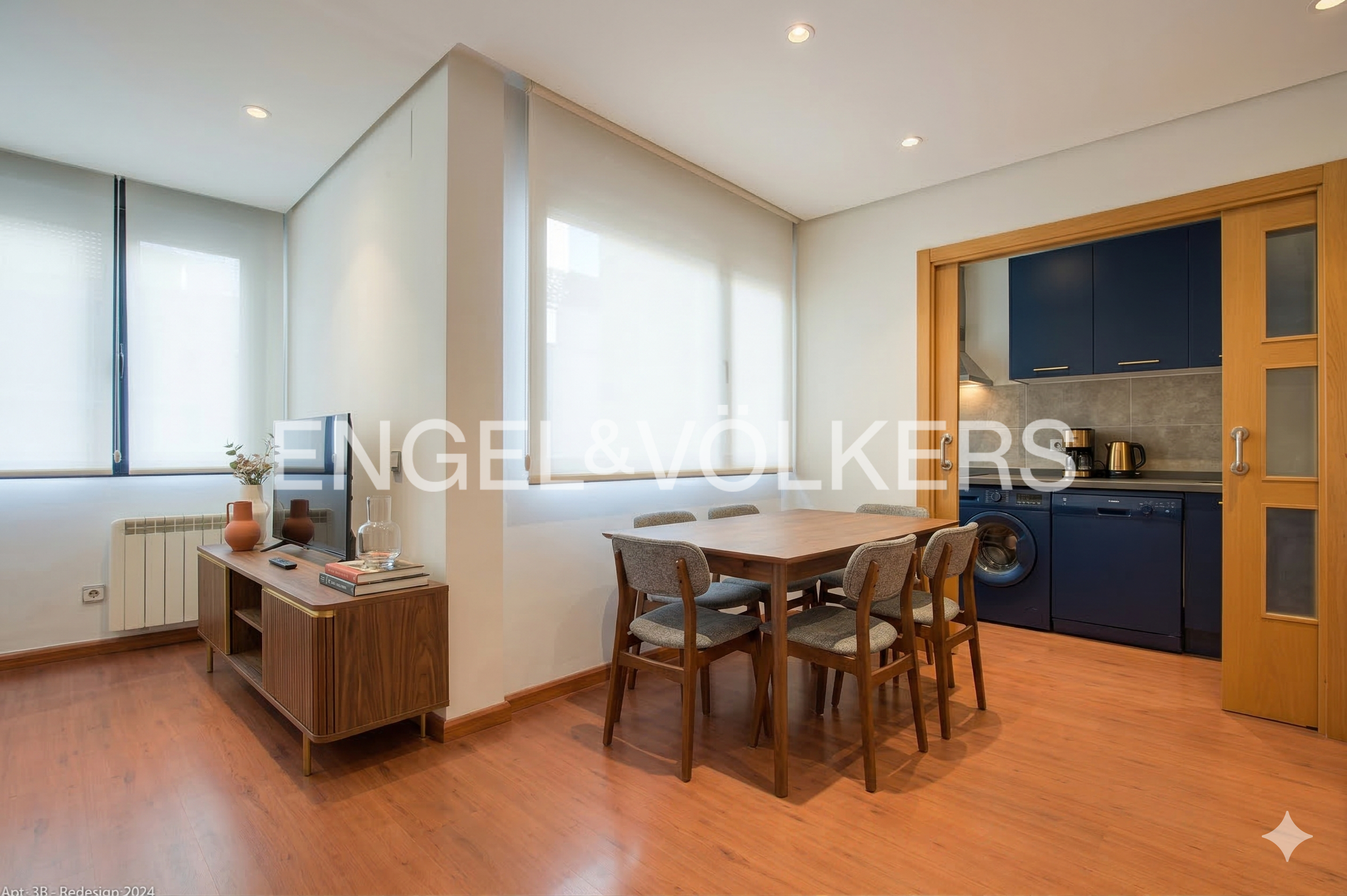 Esszimmer von Wohnung zum Verkauf in  Madrid Capital mit Klimaanlage, Heizung und Möbliert