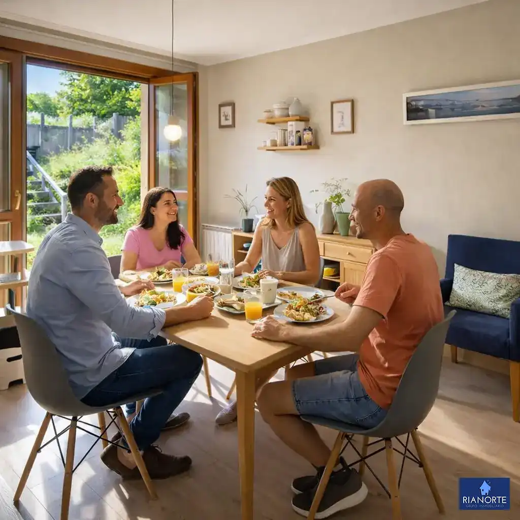 Dining room of Flat for sale in Gozón  with Heating, Private garden and Terrace