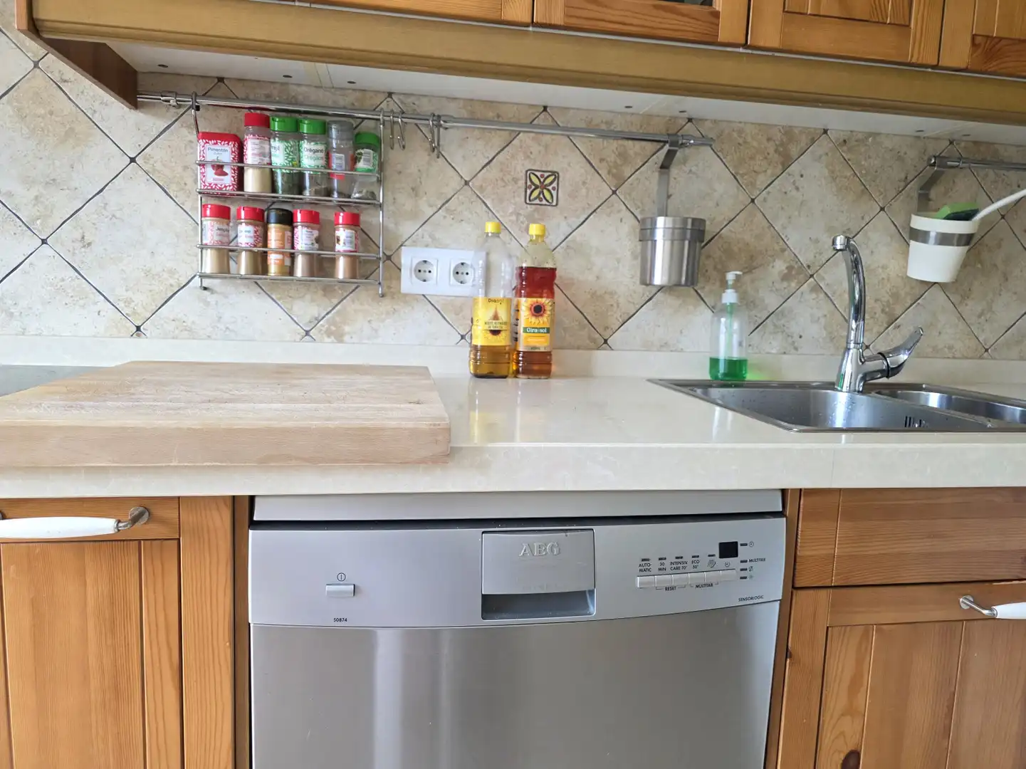 Kitchen of Flat for rent in Siero  with Heating, Storage room and Furnished