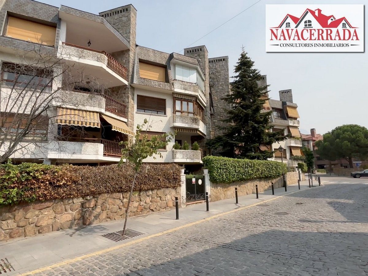 Exterior view of Flat to rent in Navacerrada  with Heating, Terrace and Furnished