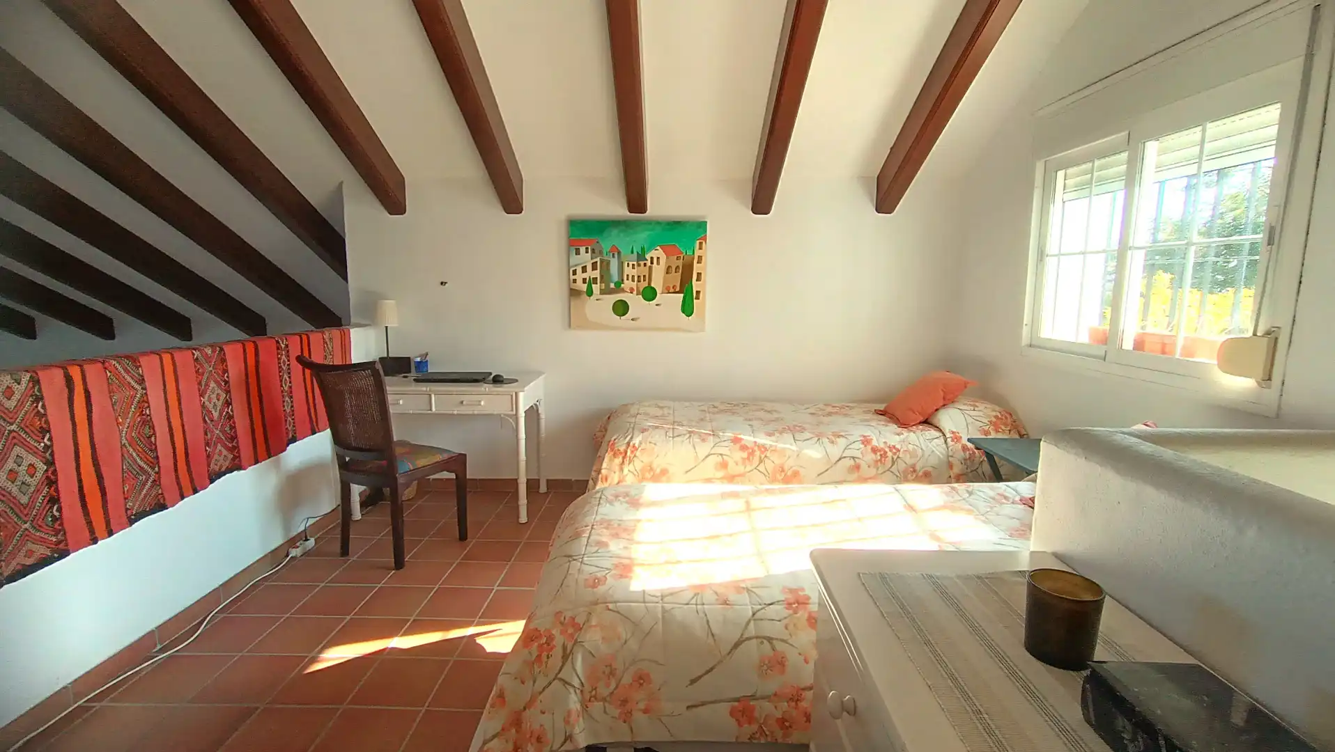 Habitación de Finca rústica en venta en Estepona con Aire acondicionado, Calefacción y Jardín privado