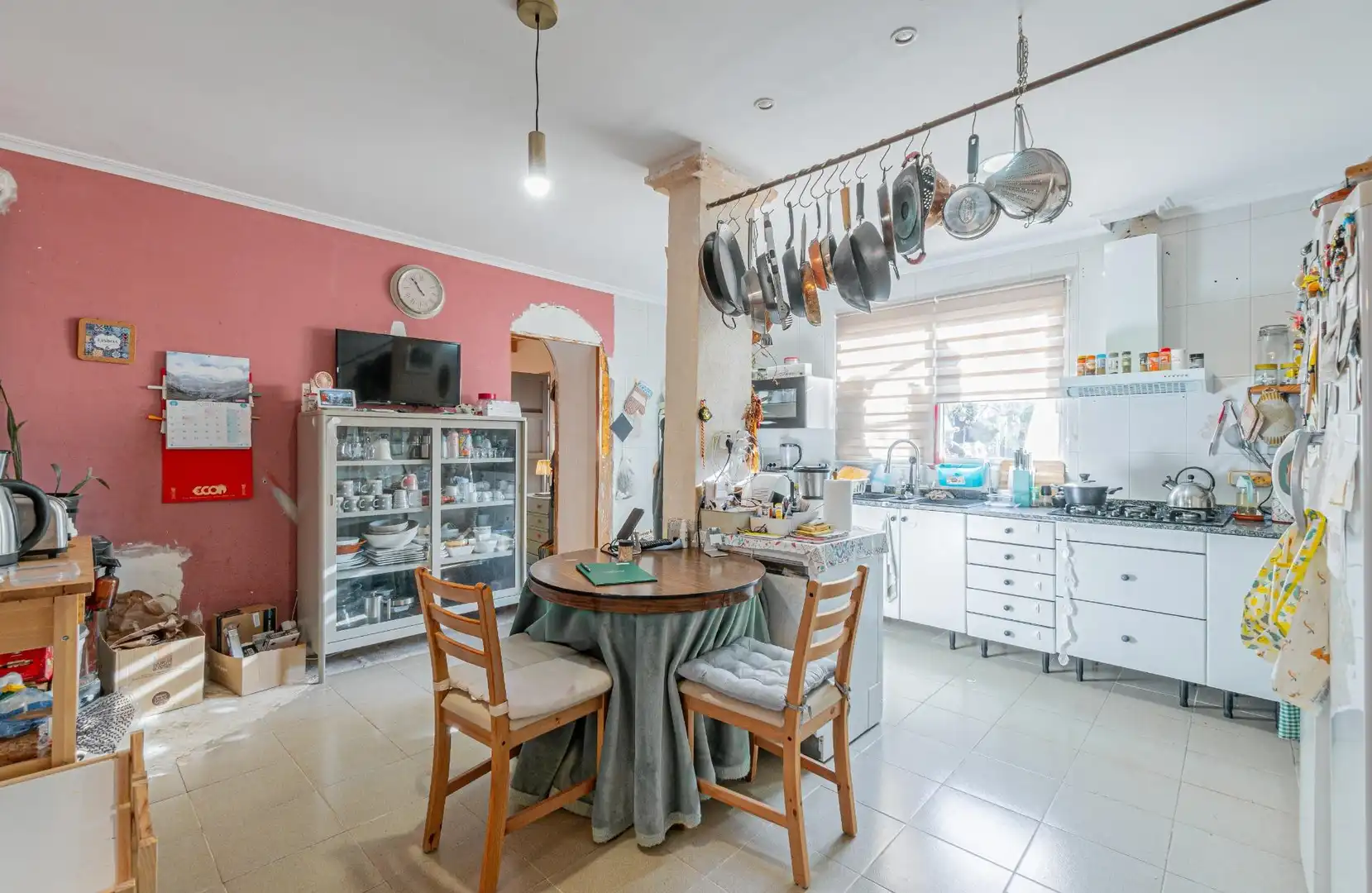 Küche von Country house zum Verkauf in Sineu mit Klimaanlage, Heizung und Privatgarten