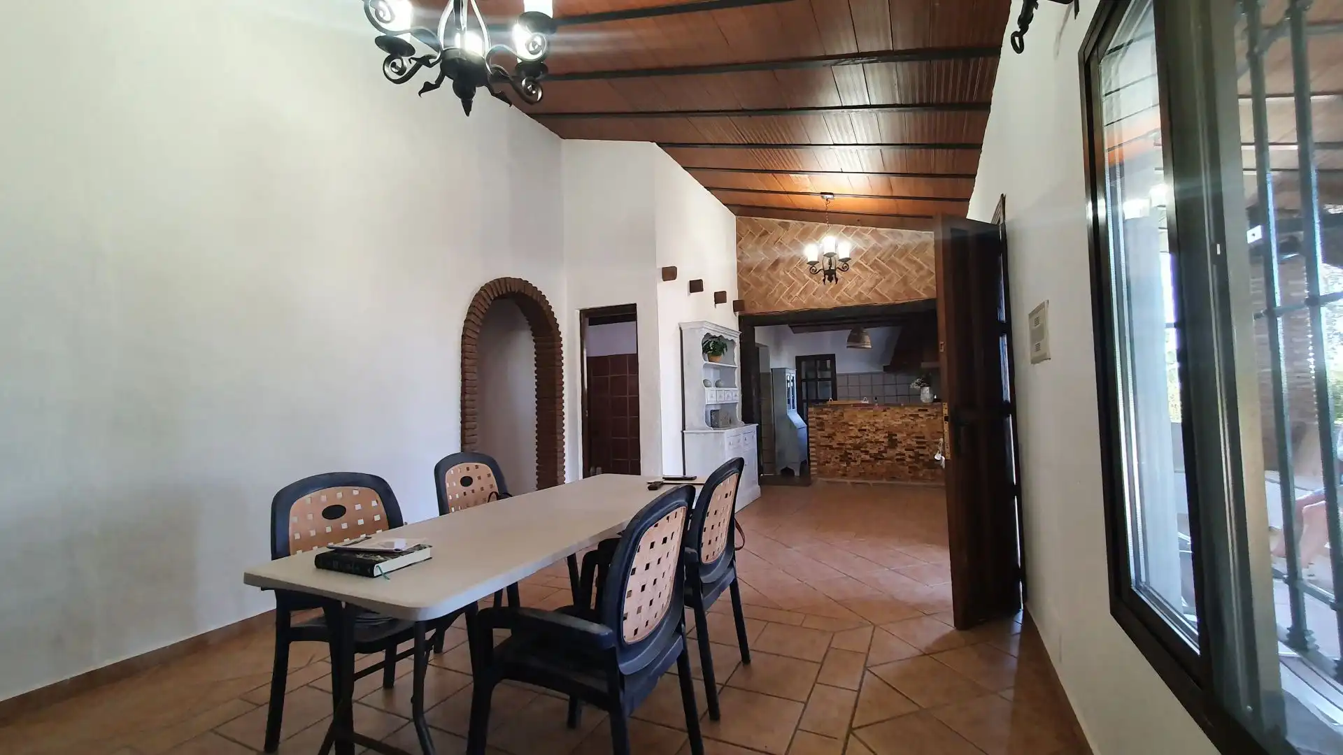 Comedor de Finca rústica de alquiler en Alhaurín El Grande con Trastero y Piscina