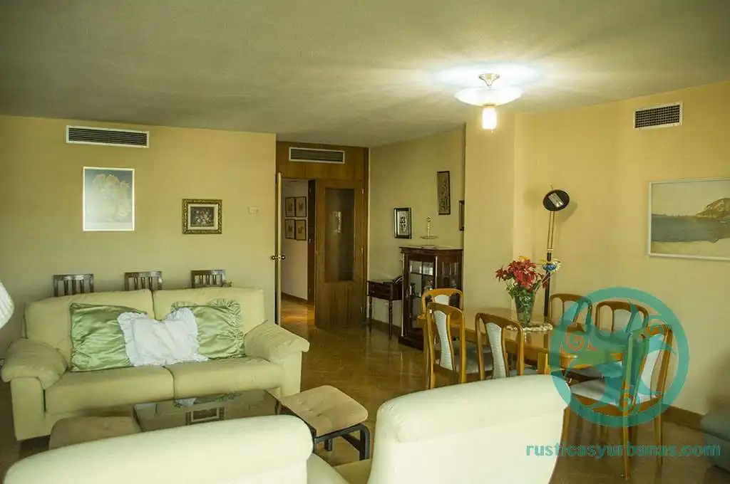 Sala d'estar de Pis en venda en Cáceres amb Aire condicionat, Calefacció i Jardí privat