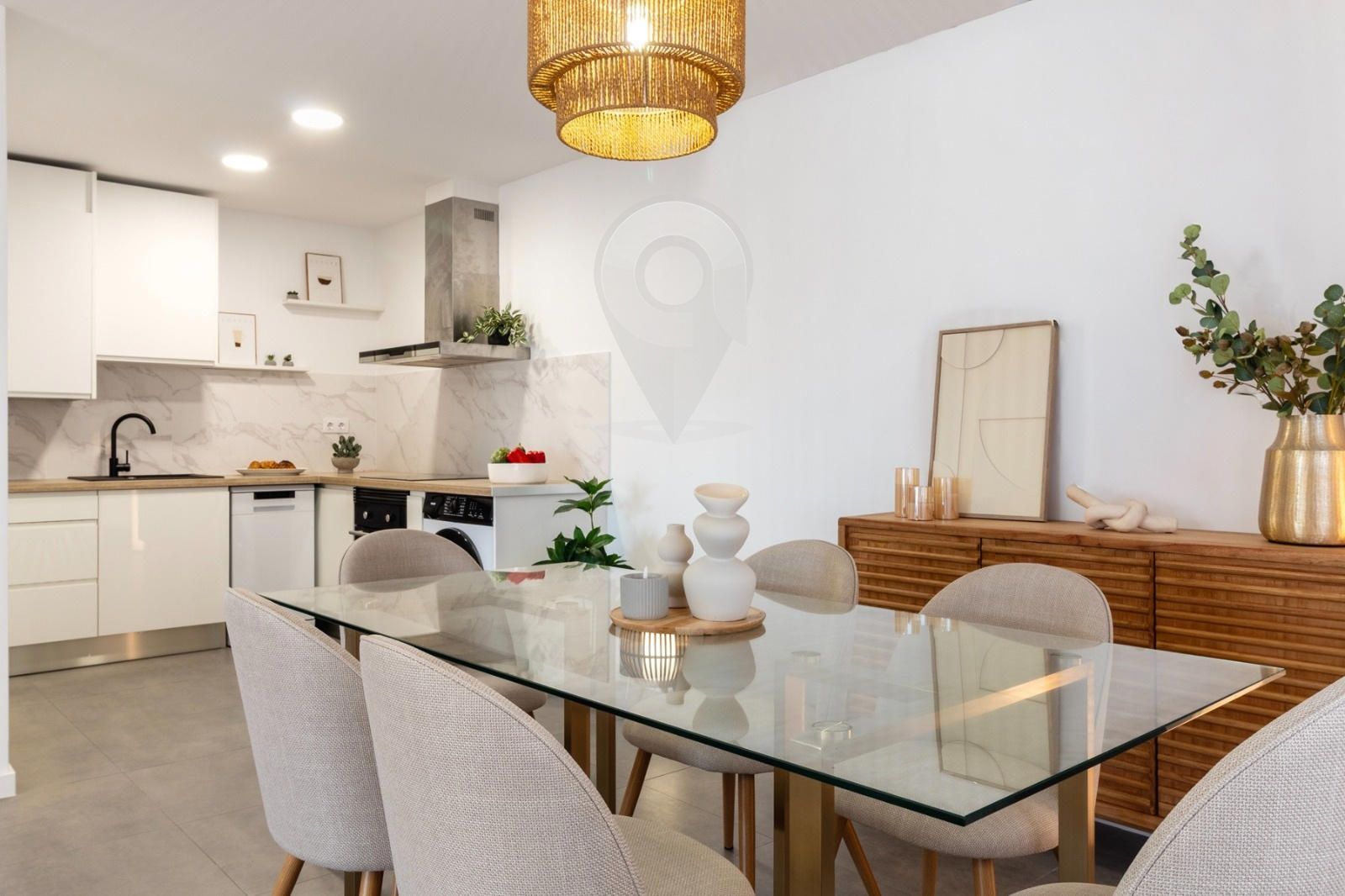 Dining room of Flat for sale in Empuriabrava  with Air Conditioner, Heating and Swimming Pool