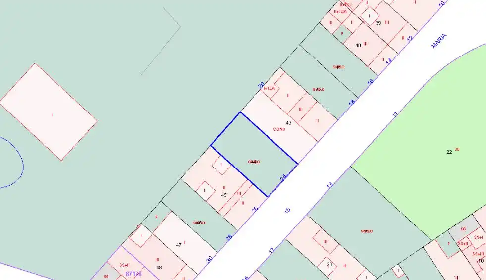 Wohnbaugrundstück zum Verkauf in Calle María Siendones 12
