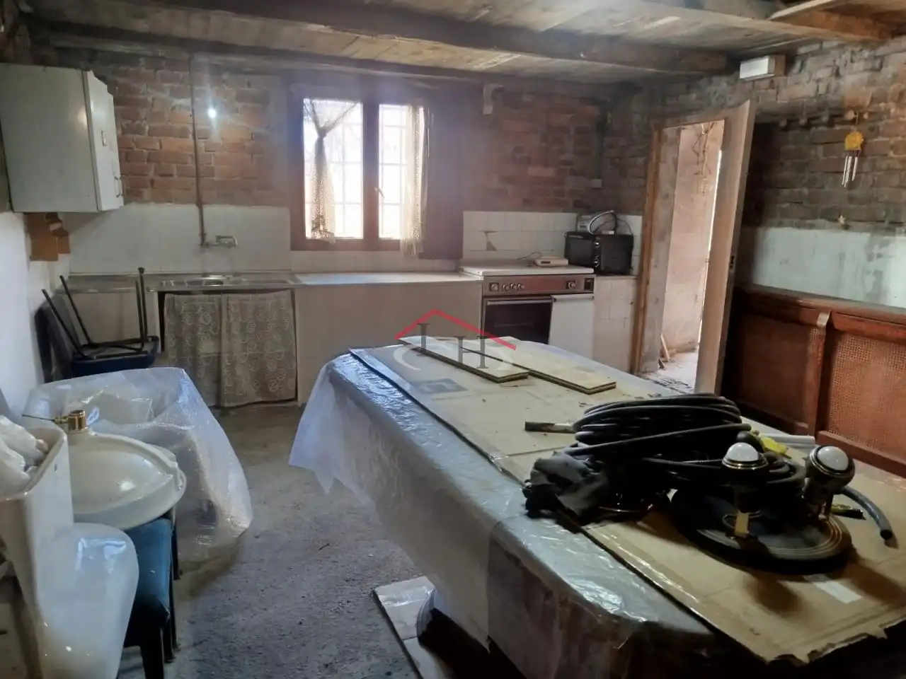 Cocina de Casa o chalet en venta en Chozas de Abajo con Jardín privado