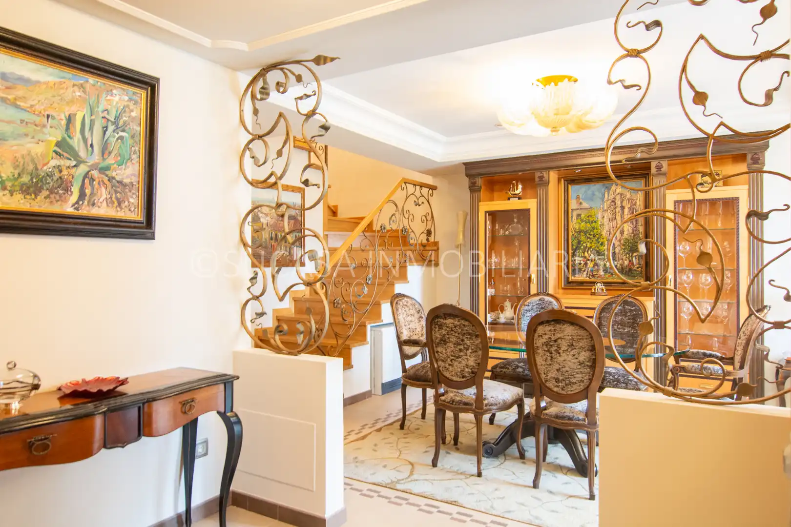 Comedor de Dúplex en venta en Pontedeume con Calefacción, Parquet y Trastero