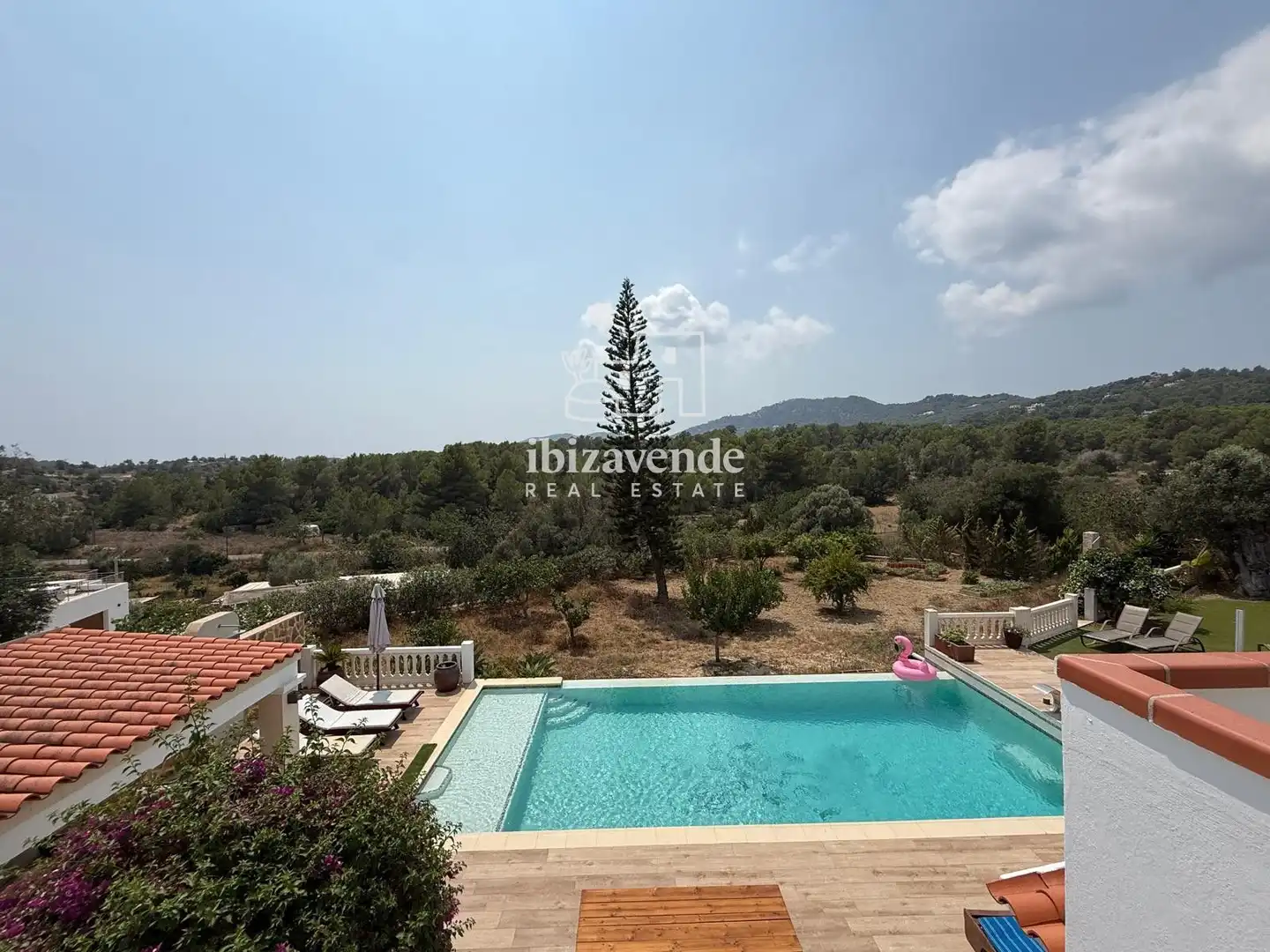 Jardín de Casa o chalet de alquiler en Sant Josep de sa Talaia con Piscina y Amueblado