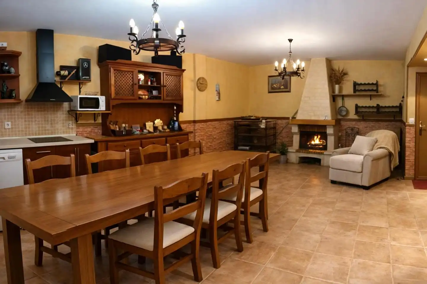 Comedor de Casa adosada de alquiler en Calatayud con Aire acondicionado, Calefacción y Terraza