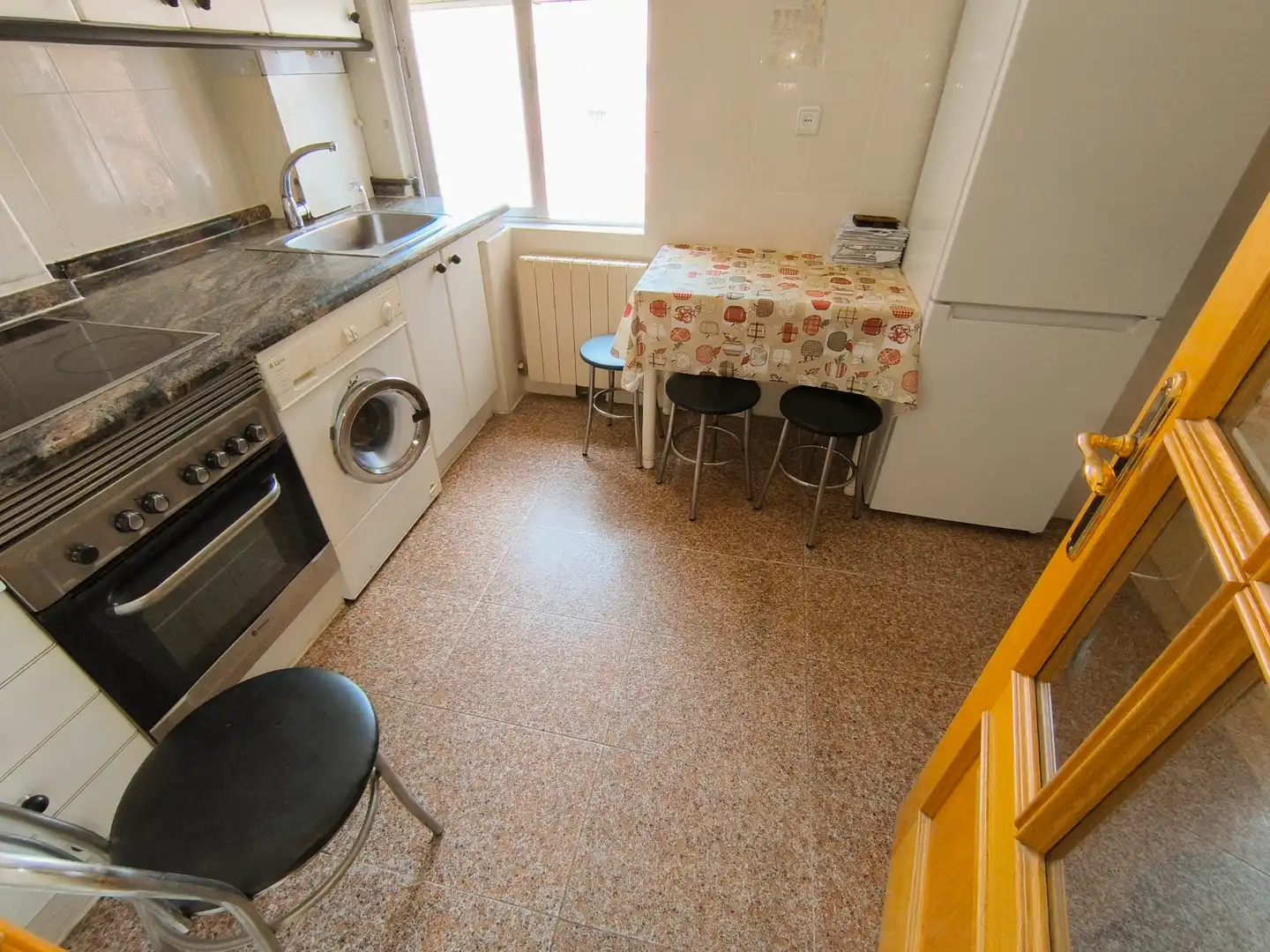 Kitchen of Flat for sale in Palencia  with Heating, Parquet flooring and Terrace