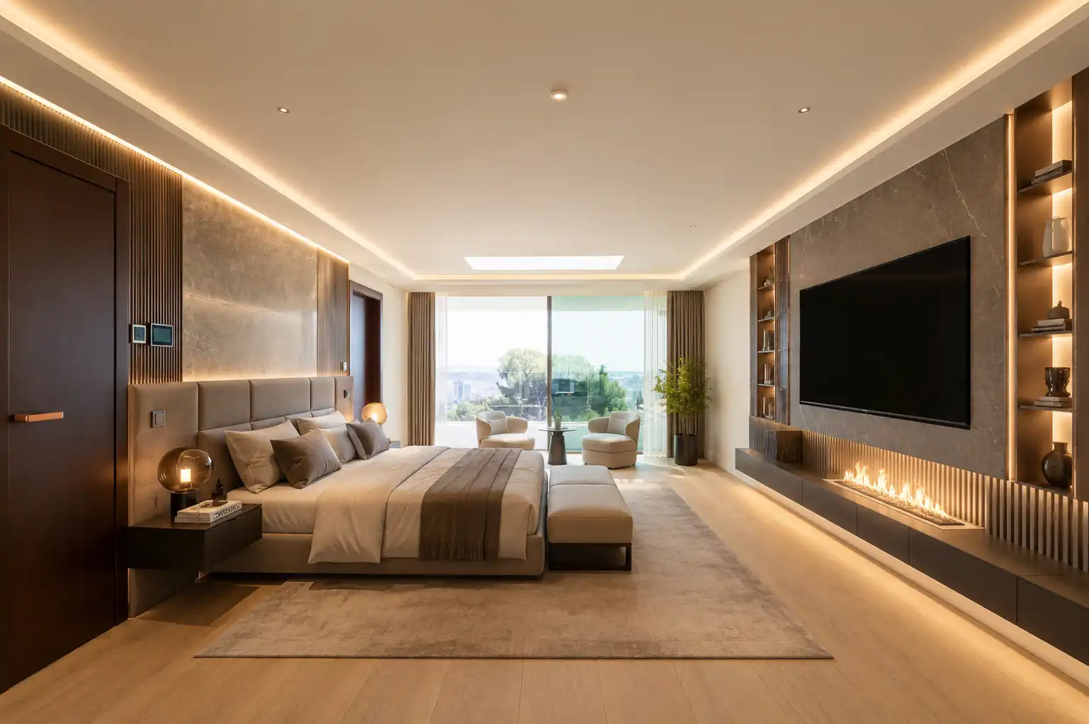 Living room of Houses for sale in Barcelona  with Air Conditioner, Heating and Private garden