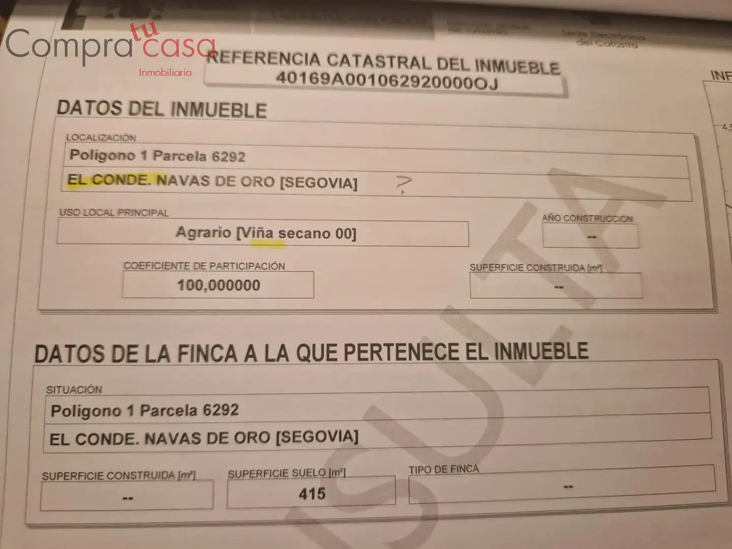 Terreni e lotti in vendita a Navas de Oro, imagen 44
