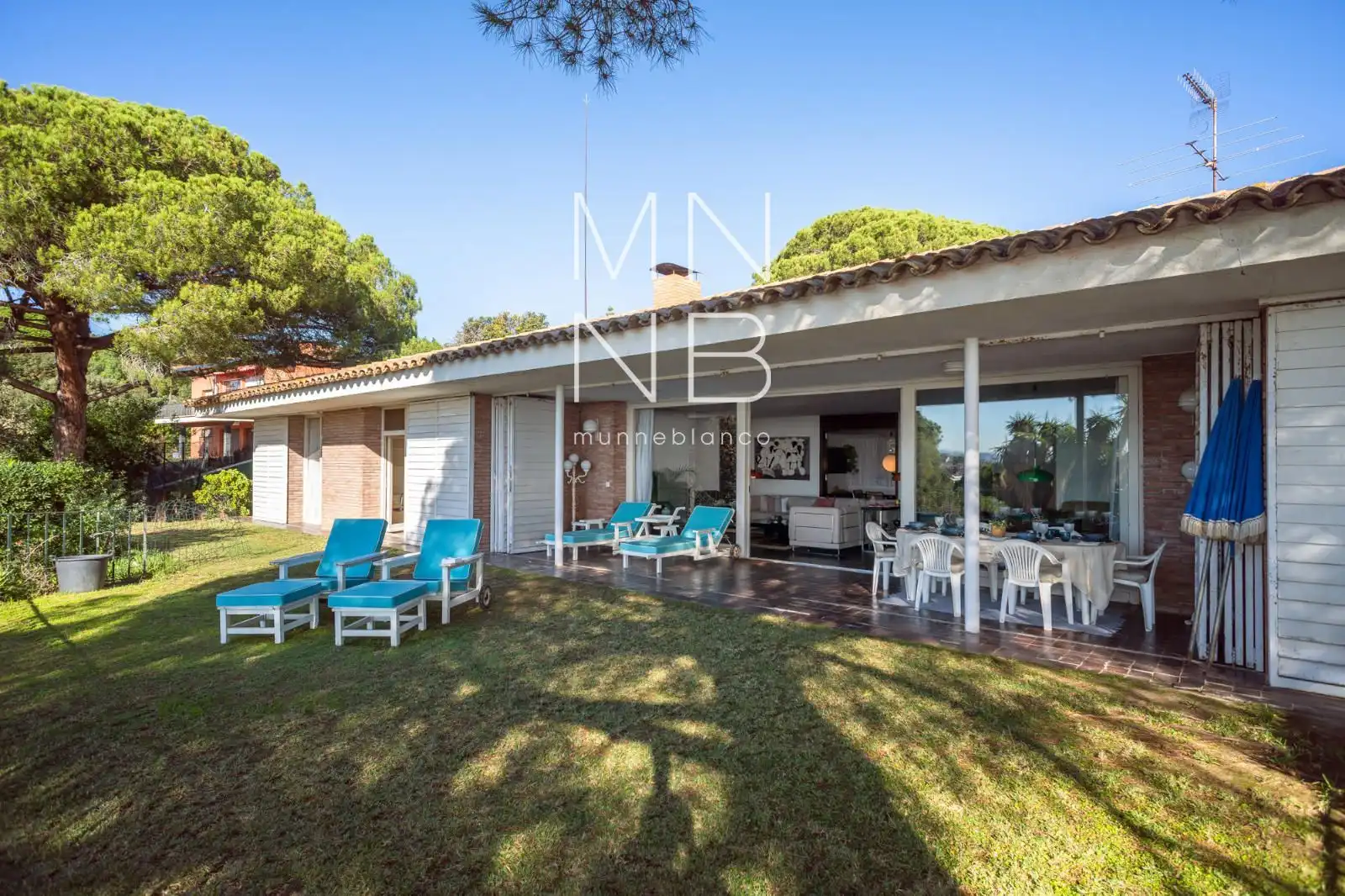 Jardí de Casa o xalet en venda en Sant Andreu de Llavaneres amb Calefacció, Piscina i Moblat