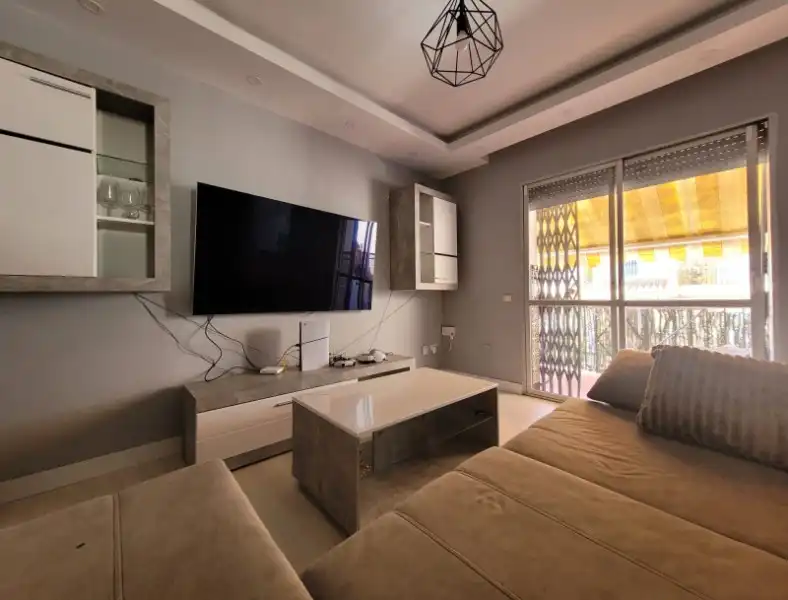 Sala de estar de Piso en venta en Marbella con Aire acondicionado, Calefacción y Terraza