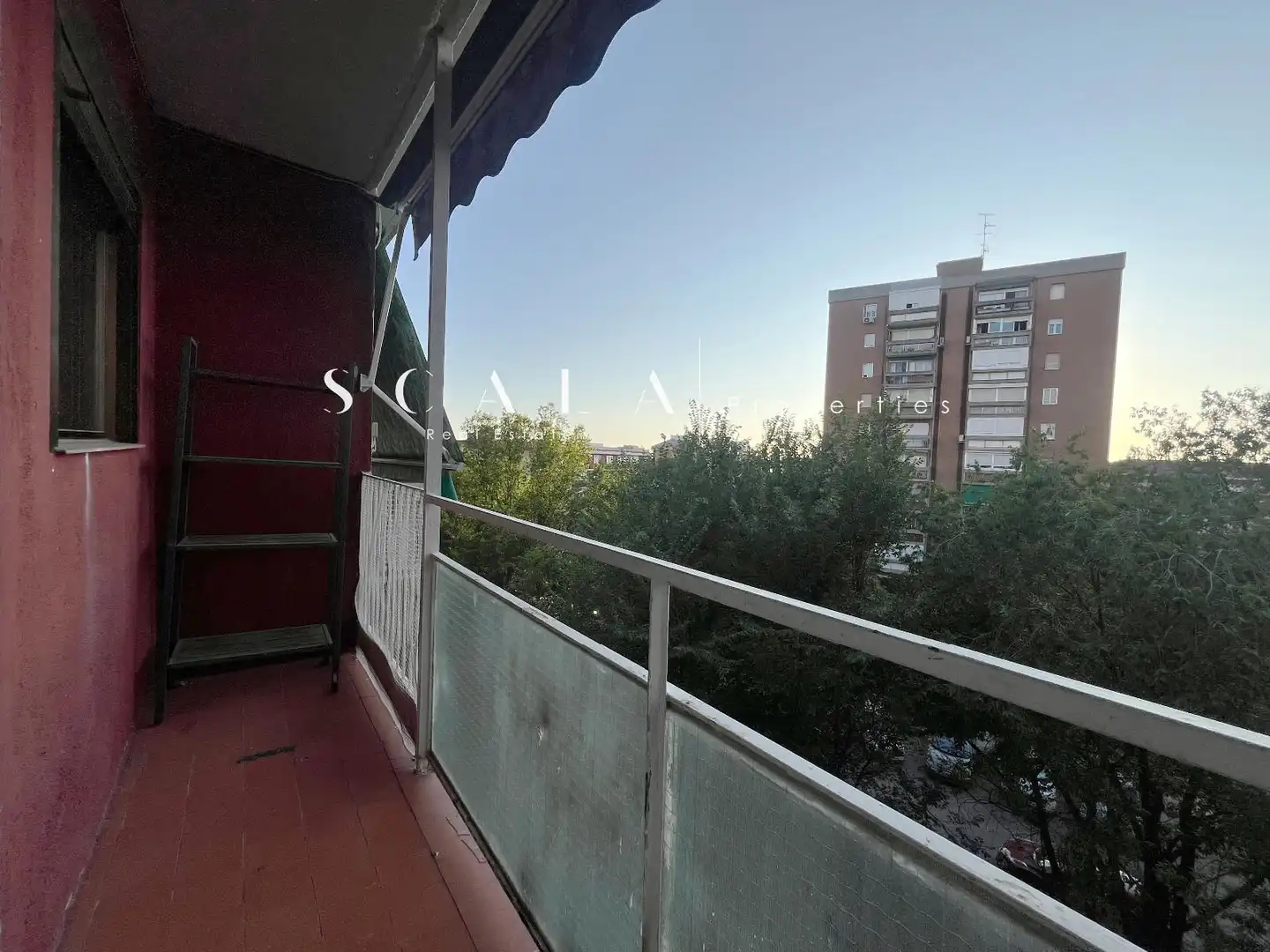 Terraza de Piso de alquiler en Madrid con Aire acondicionado, Calefacción y Parquet