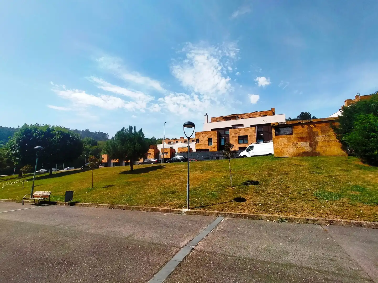 Exterior view of Flat for sale in Pravia  with Heating, Terrace and Furnished