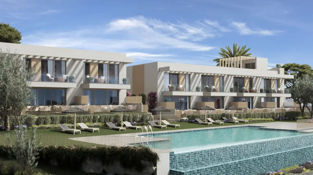 Habitación de Casa adosada en venta en Manilva con Aire acondicionado, Jardín privado y Trastero