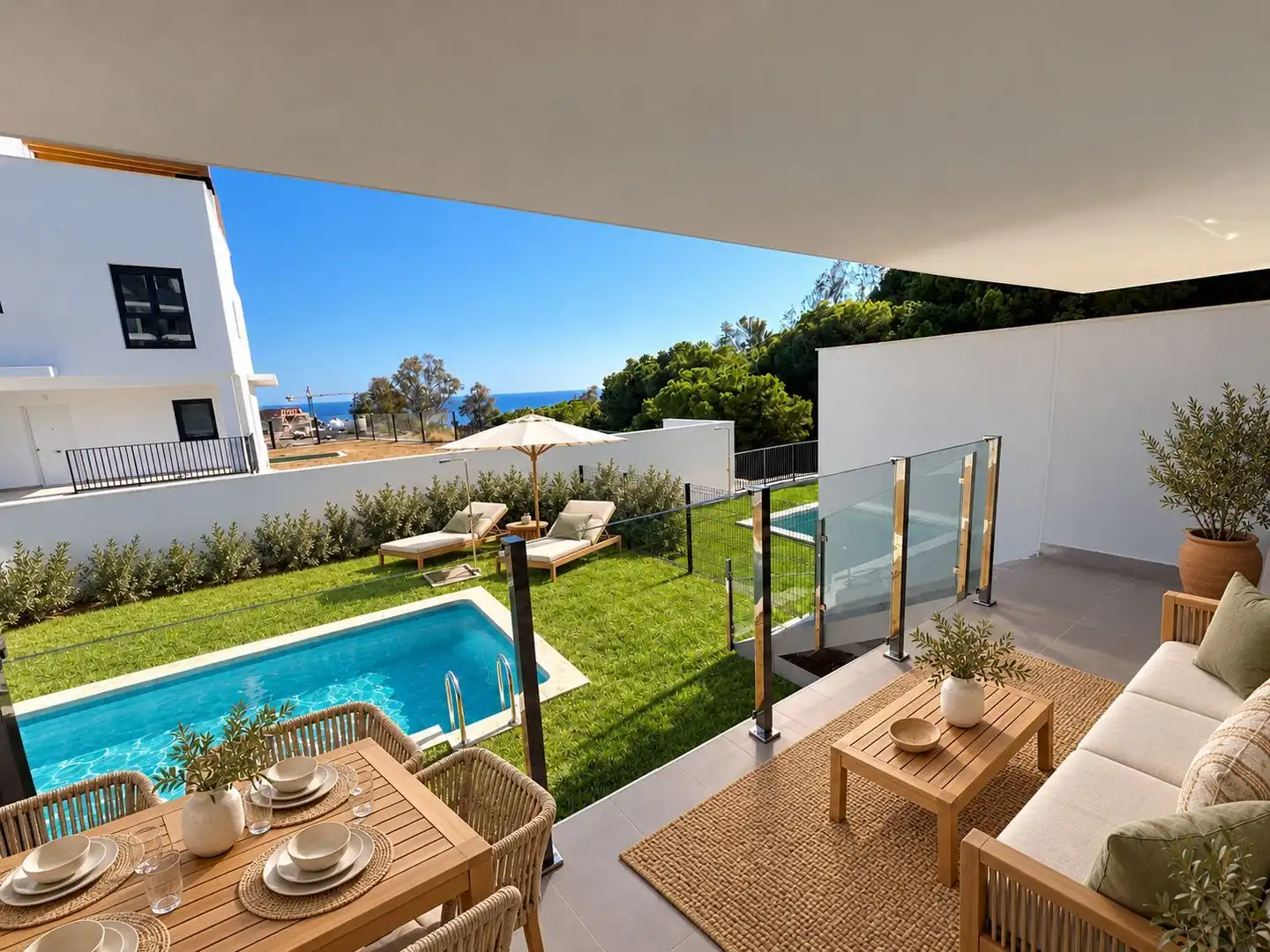 Casa a schiera con piscina in vendita a Torremuelle, imagen 7