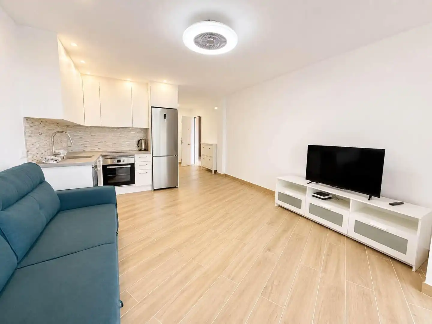 Sala de estar de Apartamento de alquiler en Arona con Terraza, Amueblado y Balcón