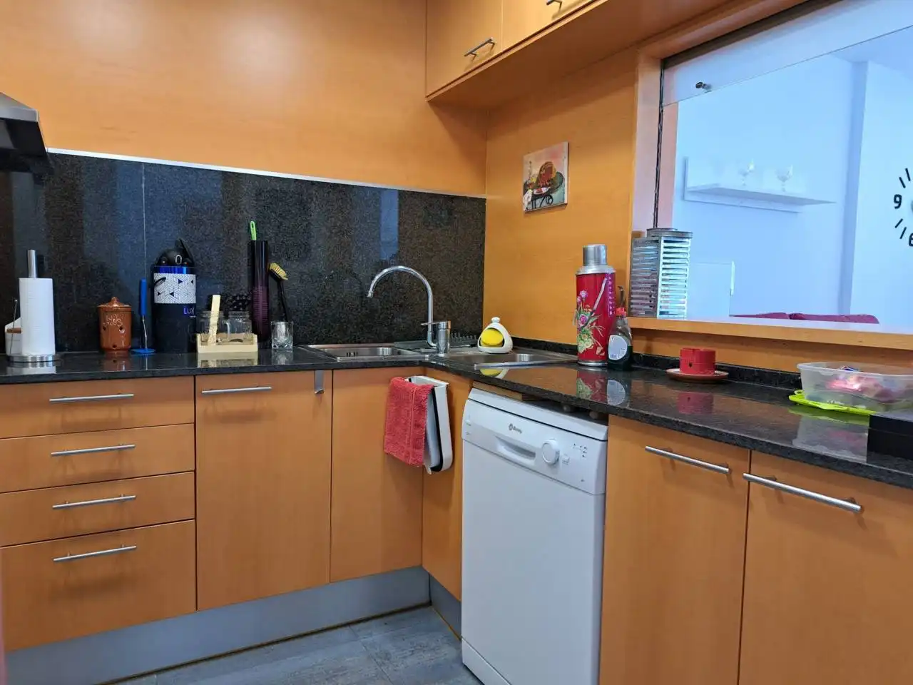 Cocina de Piso de alquiler en Cubelles con Aire acondicionado, Calefacción y Terraza