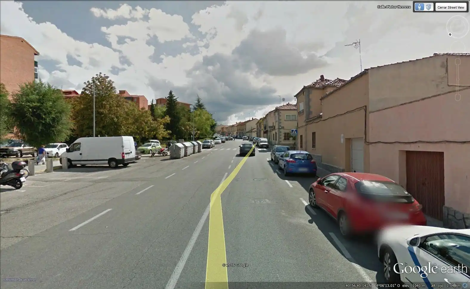 Vista exterior de Pis en venda en Segovia amb Calefacció, Parquet i Terrassa