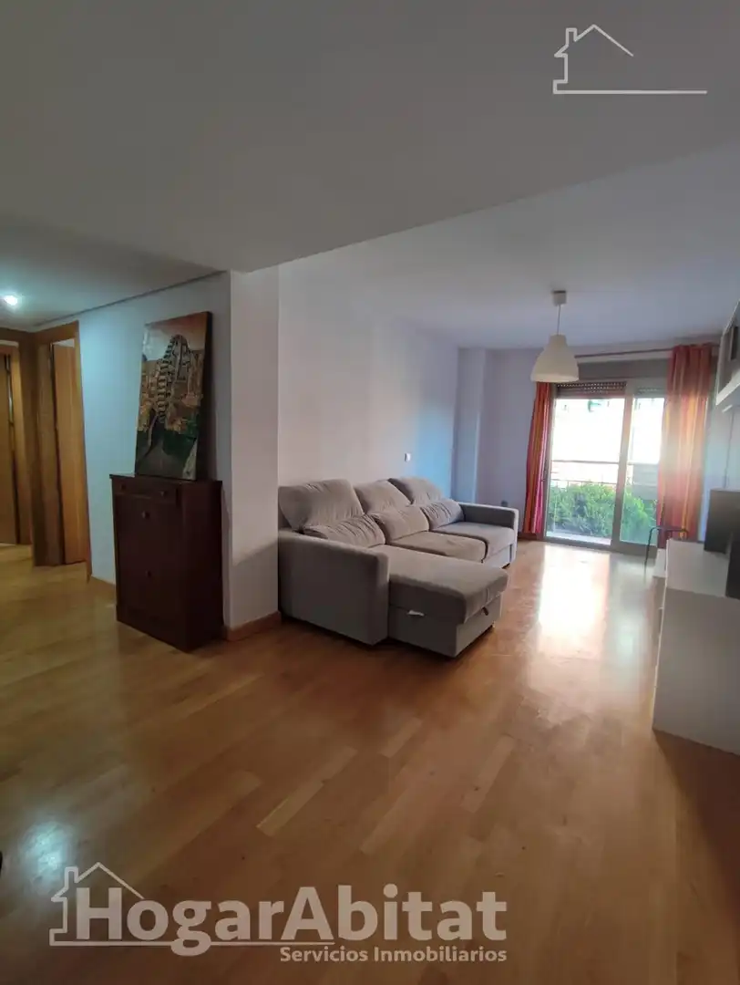 Sala de estar de Piso en venta en Murcia con Parquet y Balcón