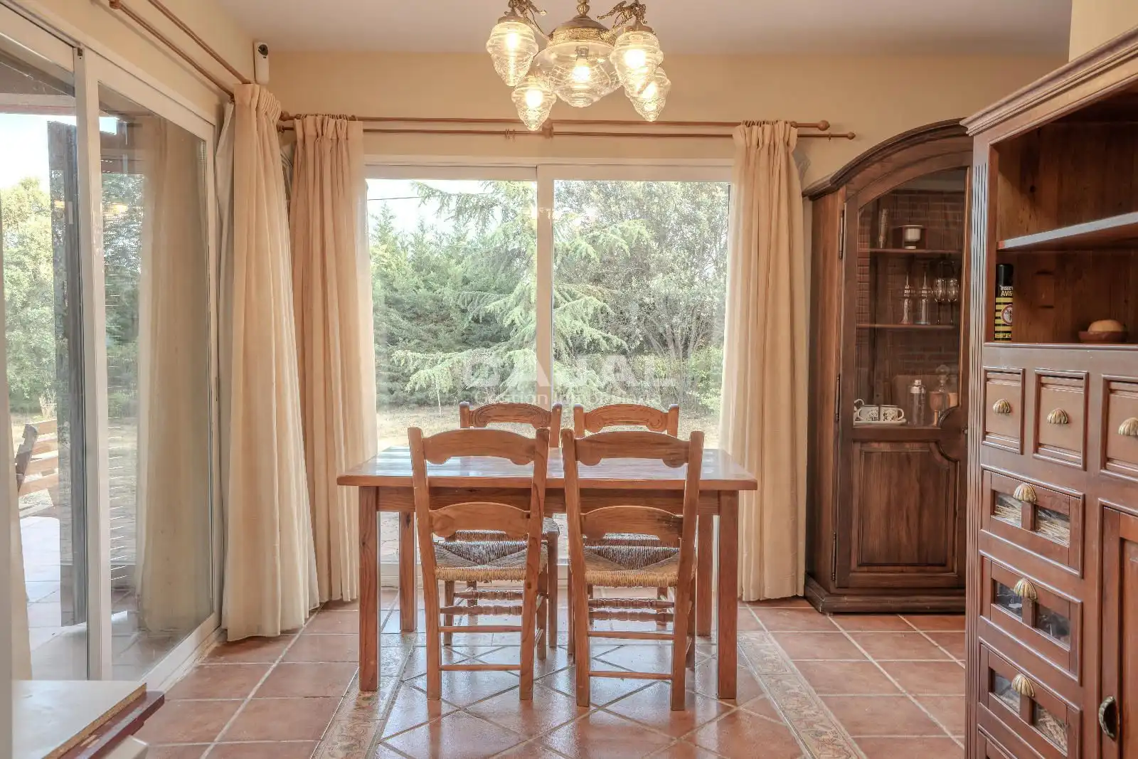 Dining room of Houses for sale in Fresno de Cantespino  with Heating