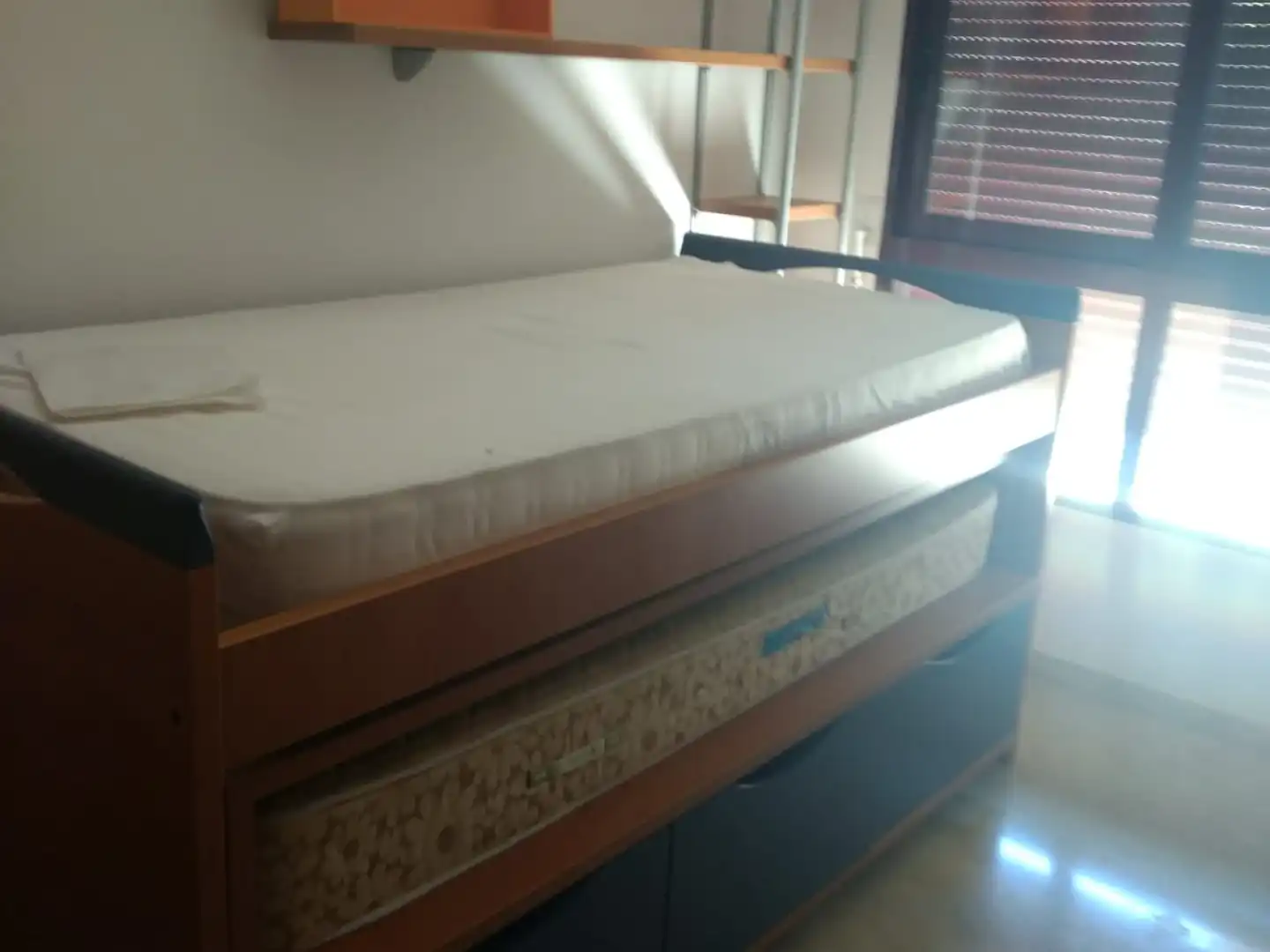 Bedroom of Flat for rent in Murcia  with Air Conditioner, Heating and Terrace