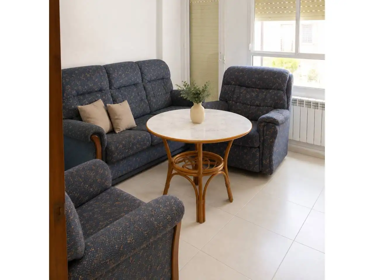 Wohnzimmer von Wohnung zum Verkauf in Benicolet mit Klimaanlage, Möbliert und Balkon
