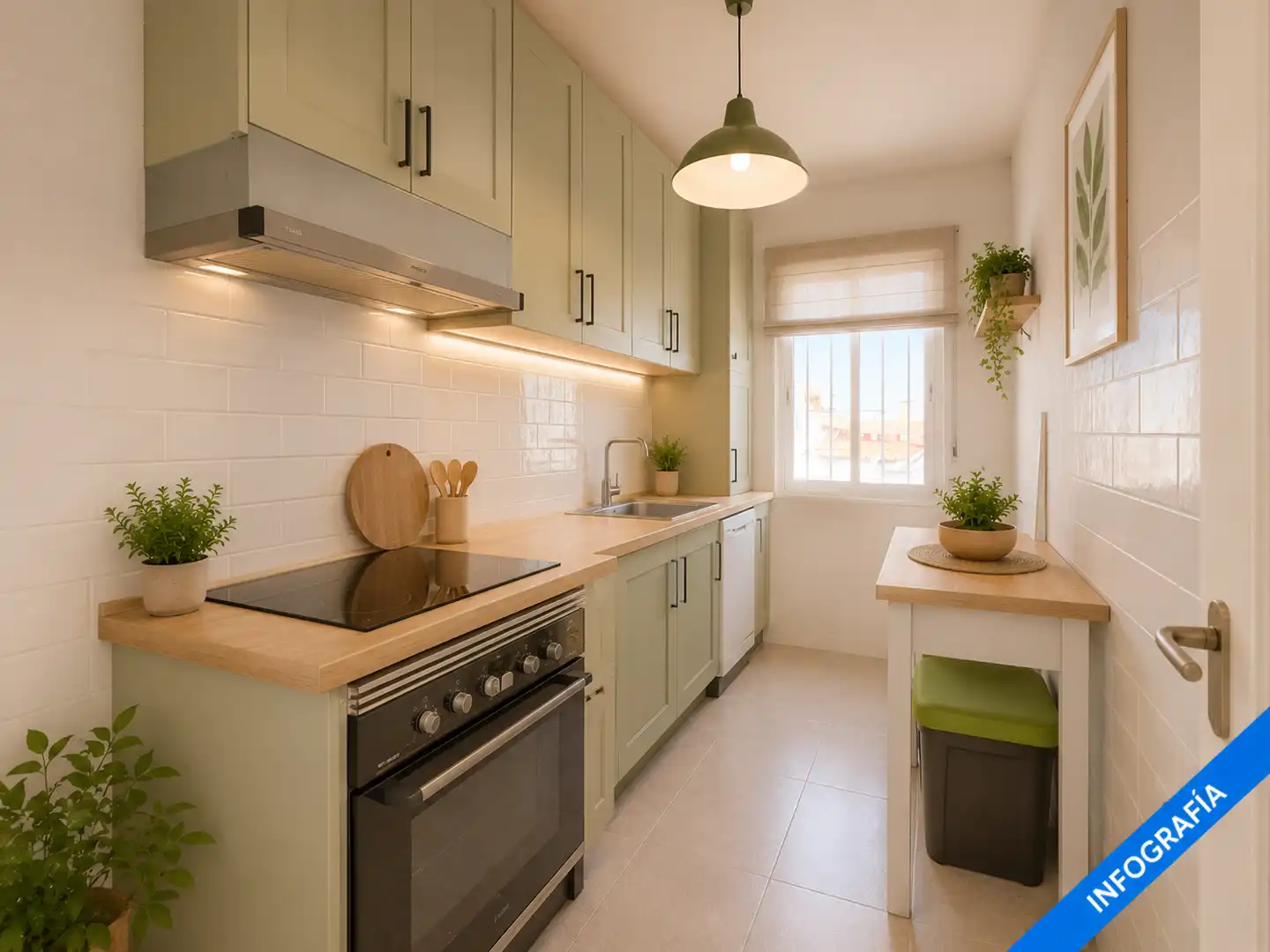 Cocina de Piso en venta en Madrid con Calefacción y Terraza