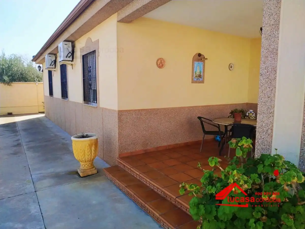 Terrace of Country homes for sale in Córdoba  with Air Conditioner, Private garden and Storage room