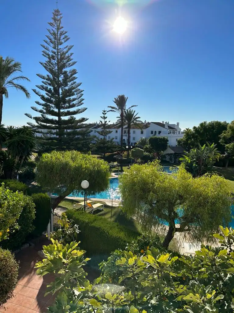 Garden of Apartments for rent in Marbella  with Air Conditioner, Terrace and Furnished