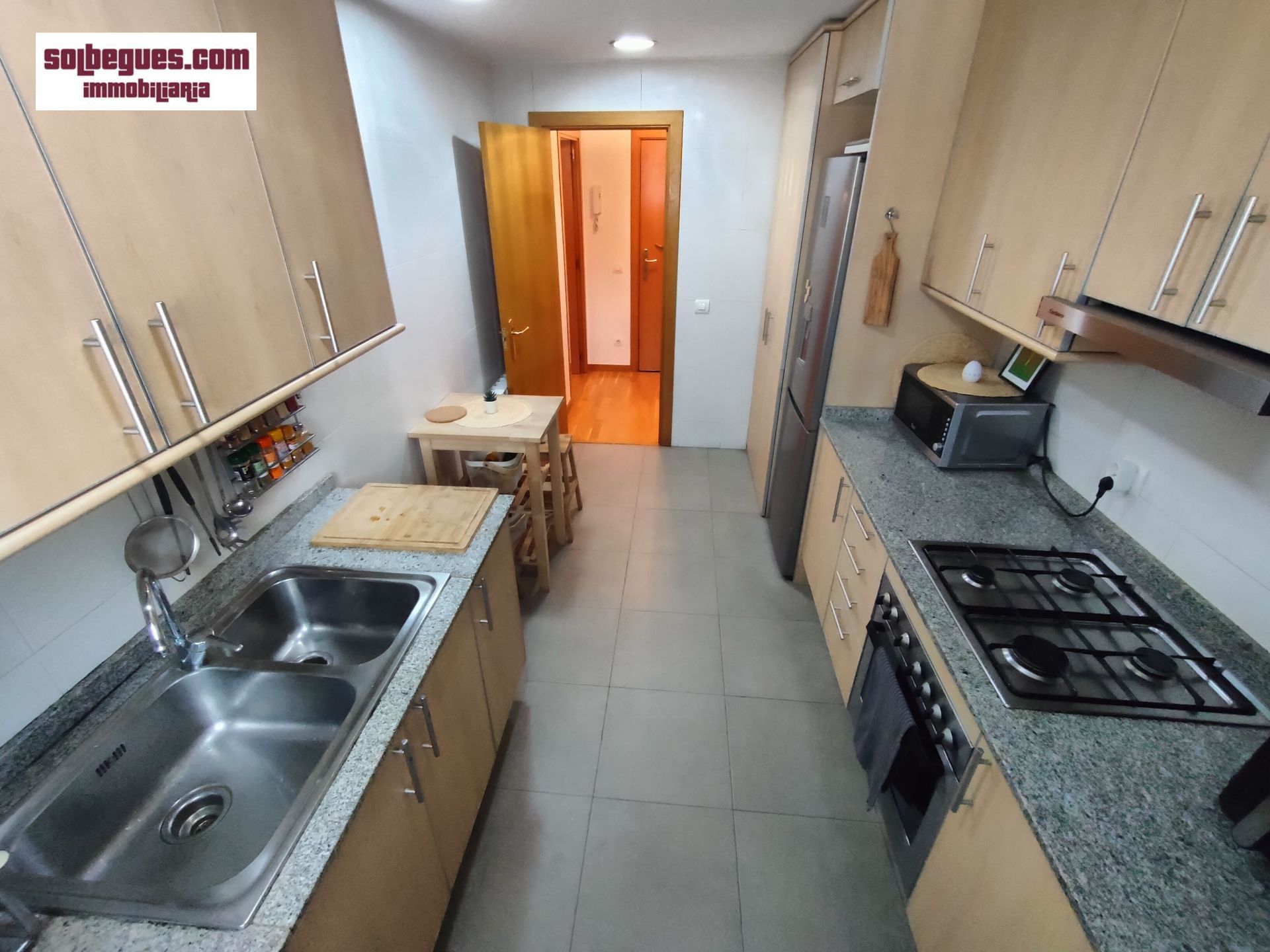 Kitchen of Flat for sale in Begues  with Heating, Private garden and Terrace