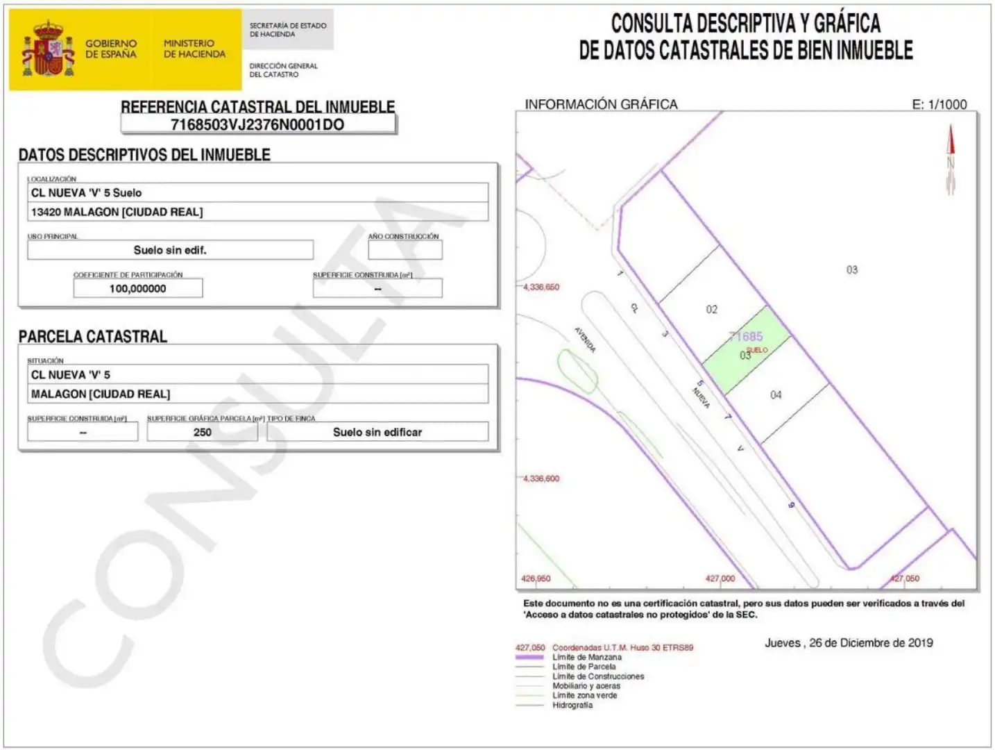 Grundstücke und Bauplätze zum Verkauf in Calle Cervantes, imagen 9