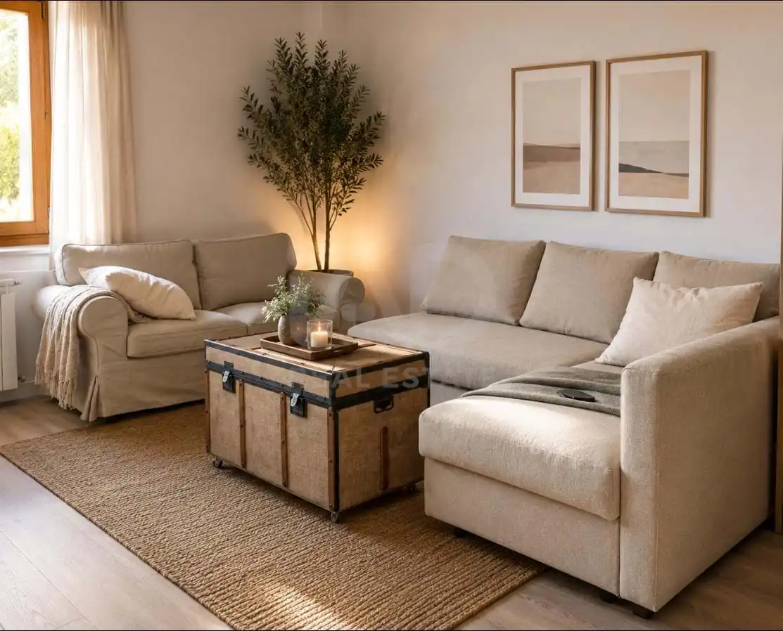Wohnzimmer von Wohnung zum Verkauf in Laspaúles mit Heizung