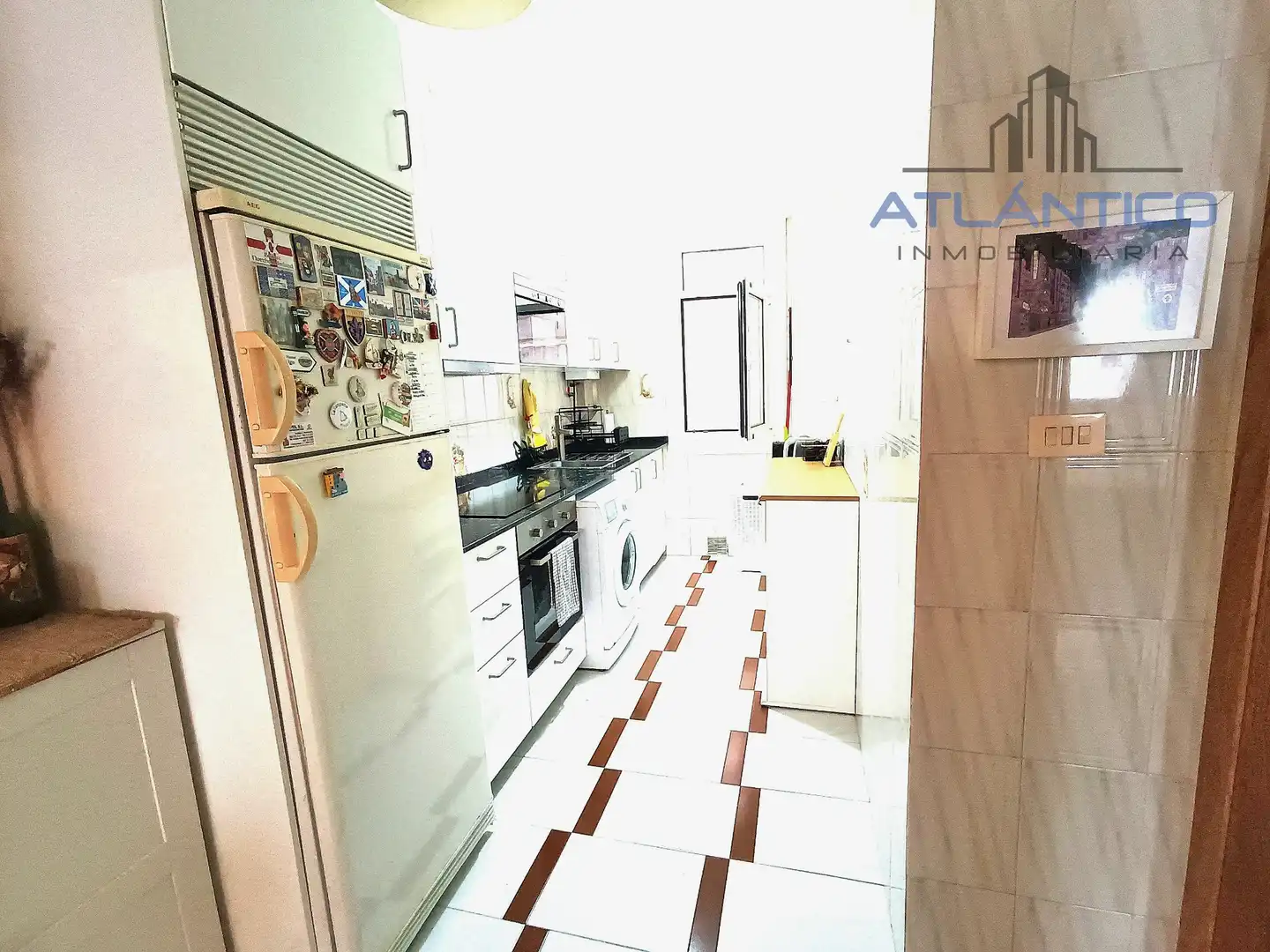 Cocina de Apartamento en venta en A Coruña Capital  con Amueblado, Horno y Lavadora