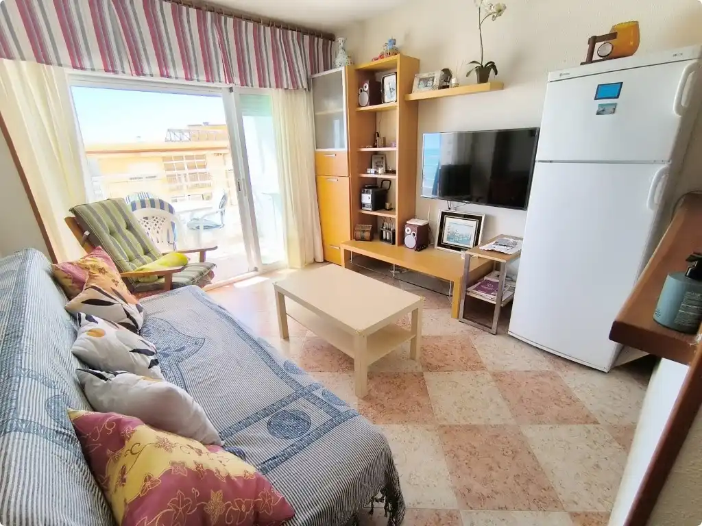 Wohnzimmer von Wohnung zum Verkauf in Bellreguard mit Balkon und Gemeinschaftspool