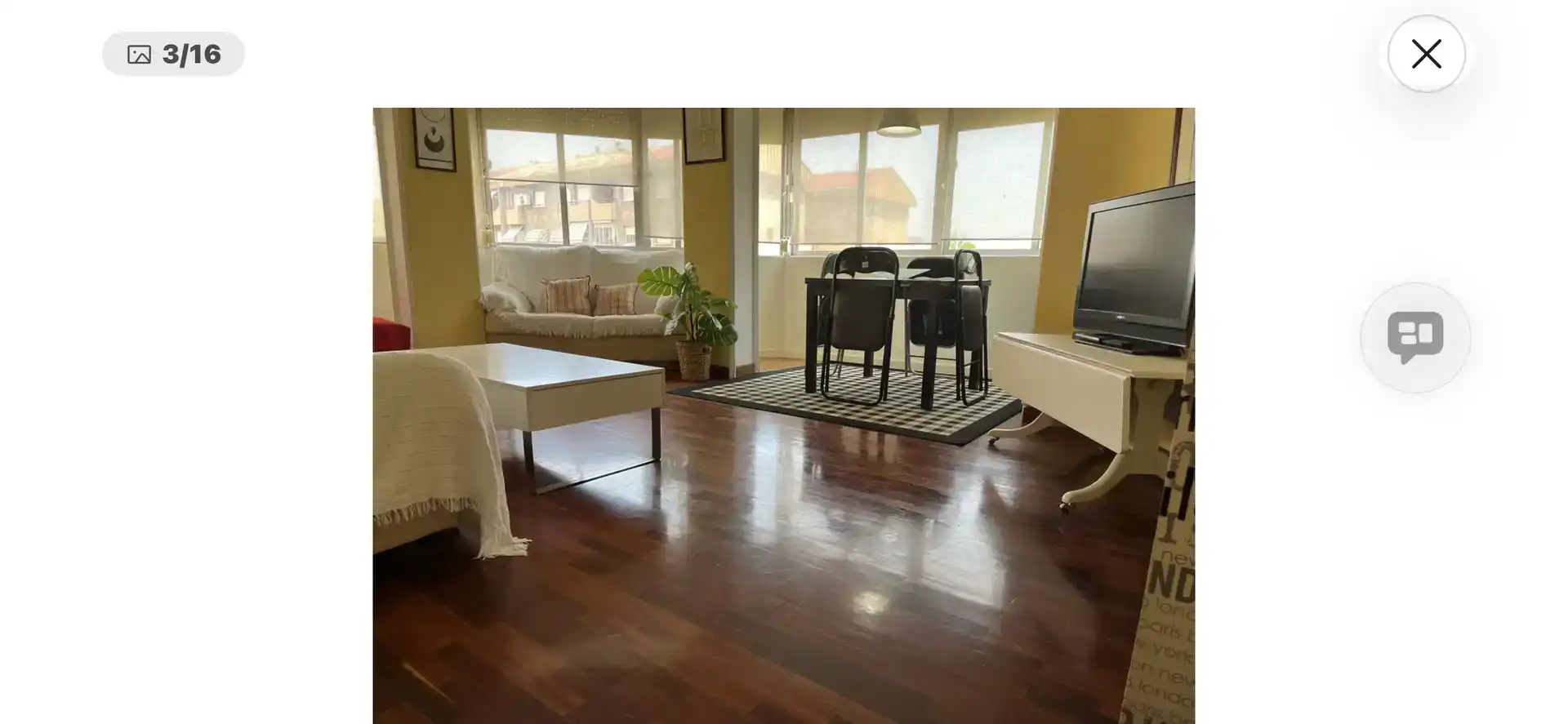 Sala d'estar de Pis en venda en Murcia amb Aire condicionat, Jardí privat i Parquet